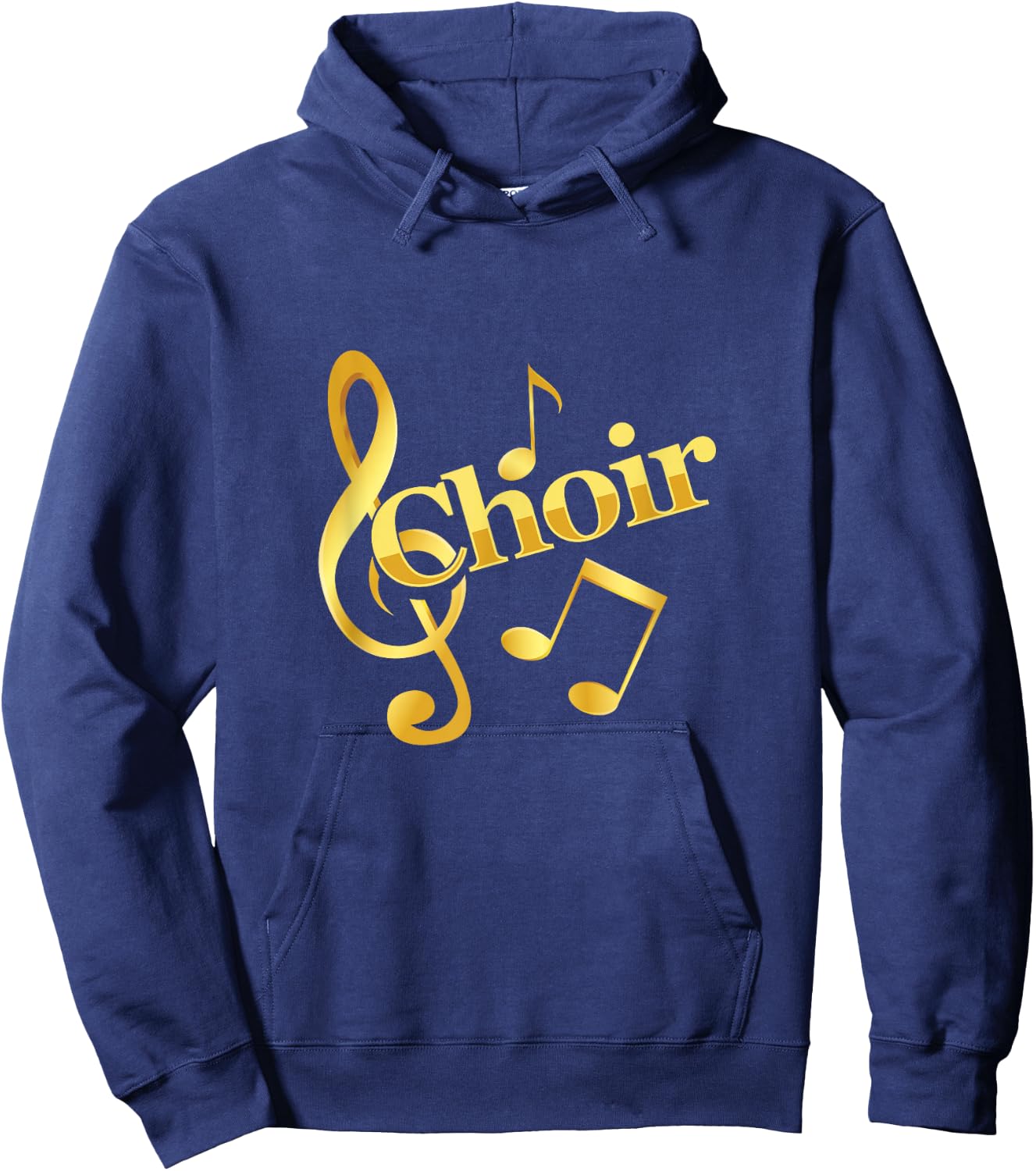 Vocalist Chorus Choir Vocals Singer Notes Music Tenor Song Hoodie - Hoodie | Navy
