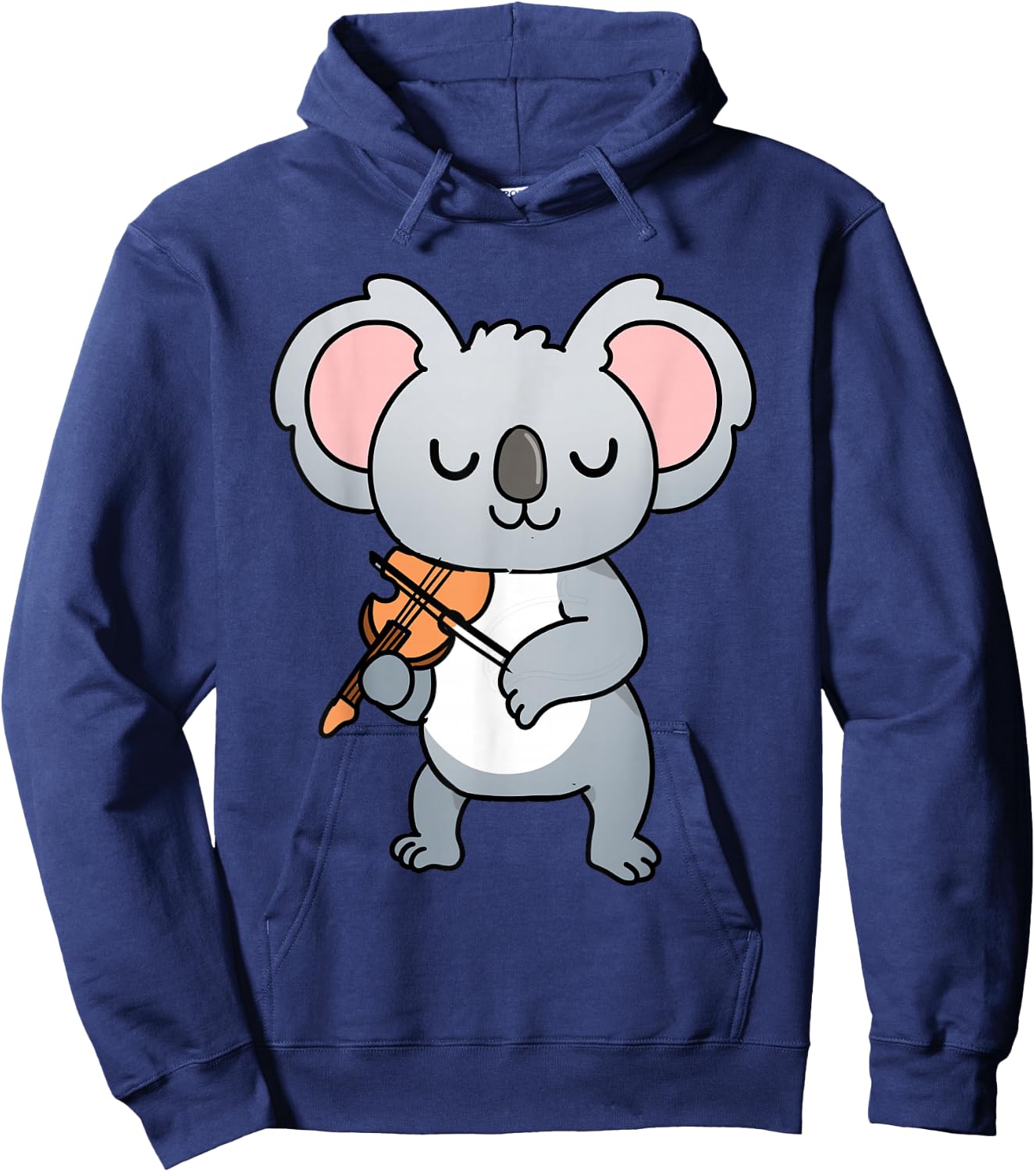 Koala Playing Violin Hoodie - Hoodie | Navy