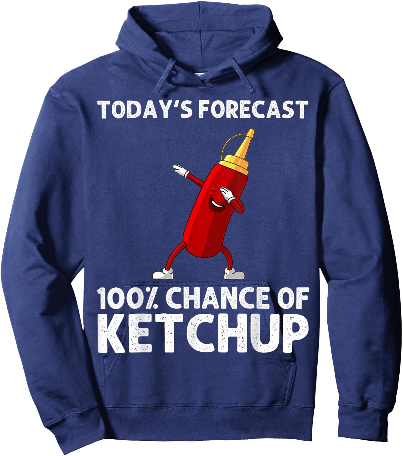 Funny Ketchup Gift Women Ketchup Merchandise Tomato Hoodie - Hoodie | Navy