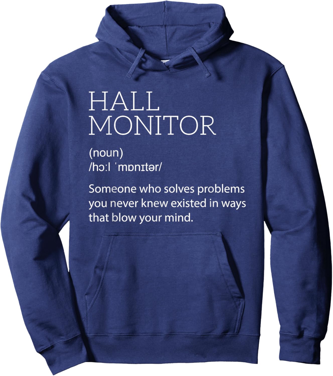 Hall Monitor Hoodie - Hoodie | Navy