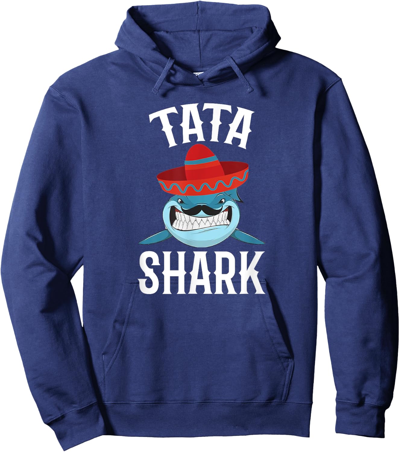 Tata Shark Funny Spanish Daddy Hoodie - Hoodie | Navy