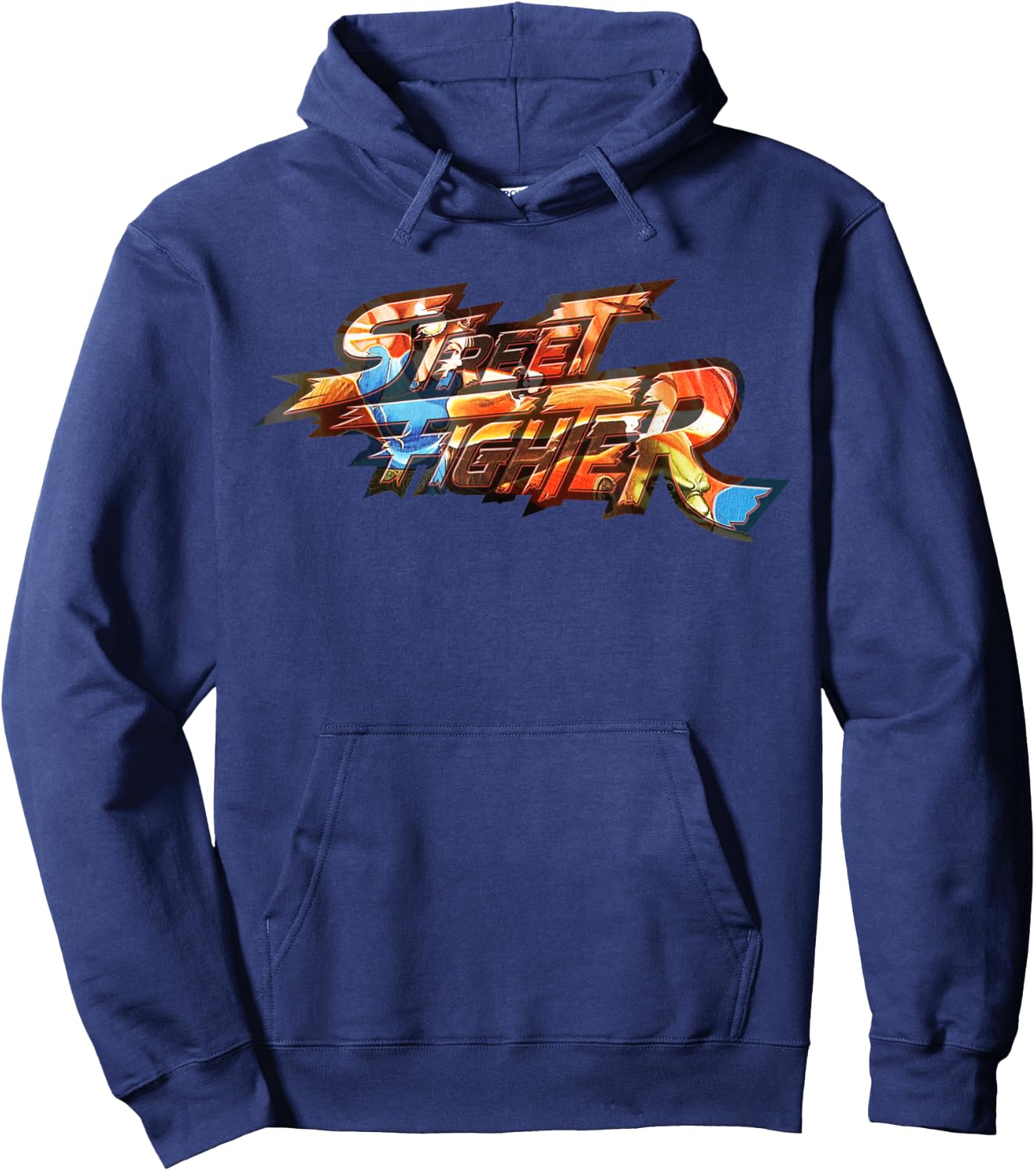 Street Fighter Logo Chun Li Kick Epic Battle Retro Gamer Hoodie - Hoodie | Navy