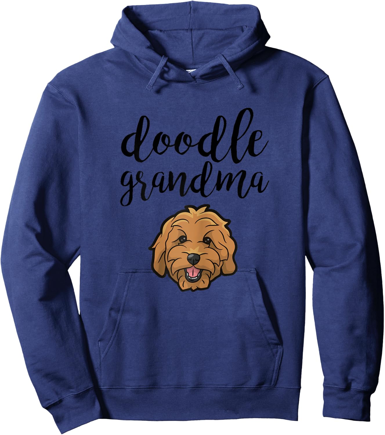 Goldendoodle Grandma - Doodle Grandma Cute Dog Girls Kids Hoodie - Hoodie | Navy