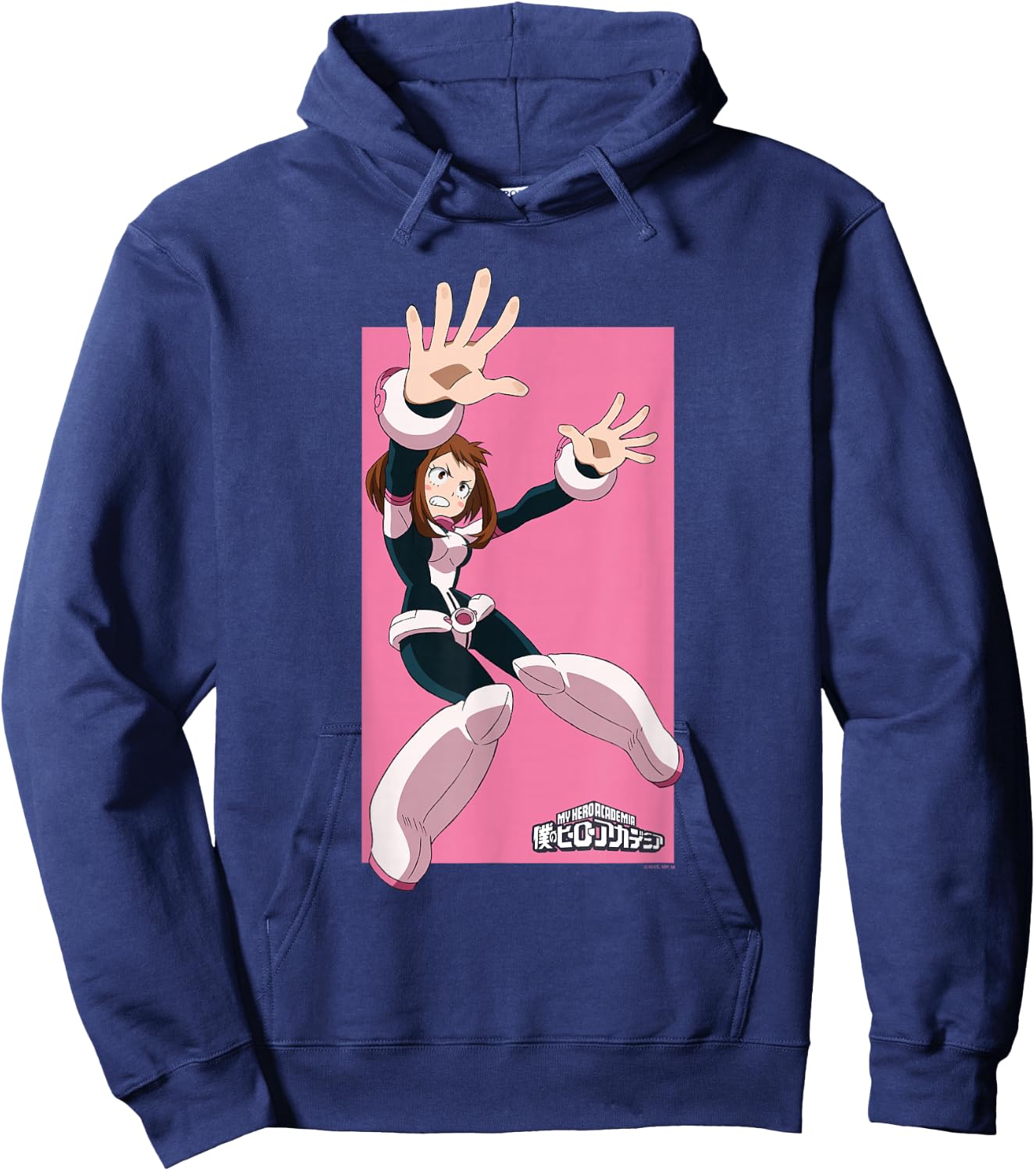 My Hero Academia Uraraka Hero Pose Anime Hoodie - Hoodie | Navy