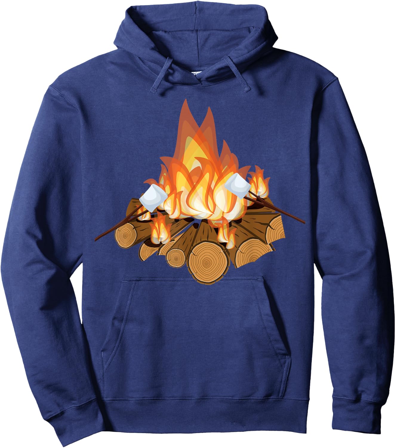 Smores Campfire Cracker Matching Group Halloween Costume Hoodie - Hoodie | Navy