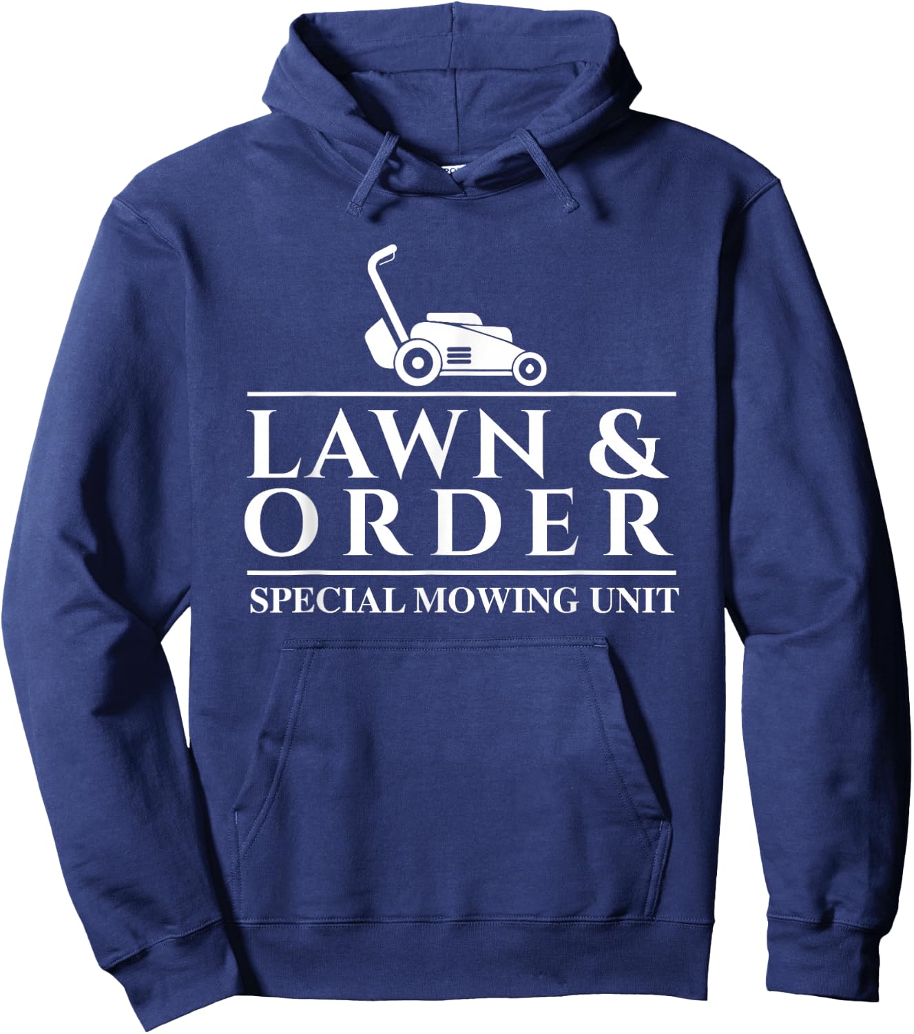Lawn & Order Special Mowing Unit - Gardening Lawn Mower Hoodie - Hoodie | Navy