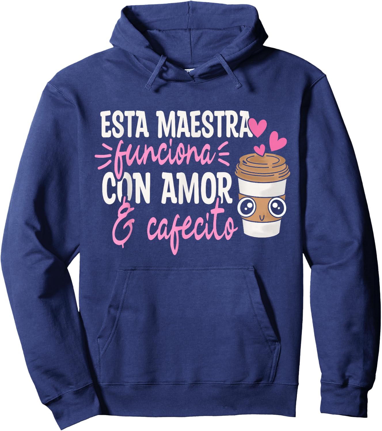 Espanol Bilingual Teacher Maestra Spanish Teacher Coffee Hoodie - Hoodie | Navy