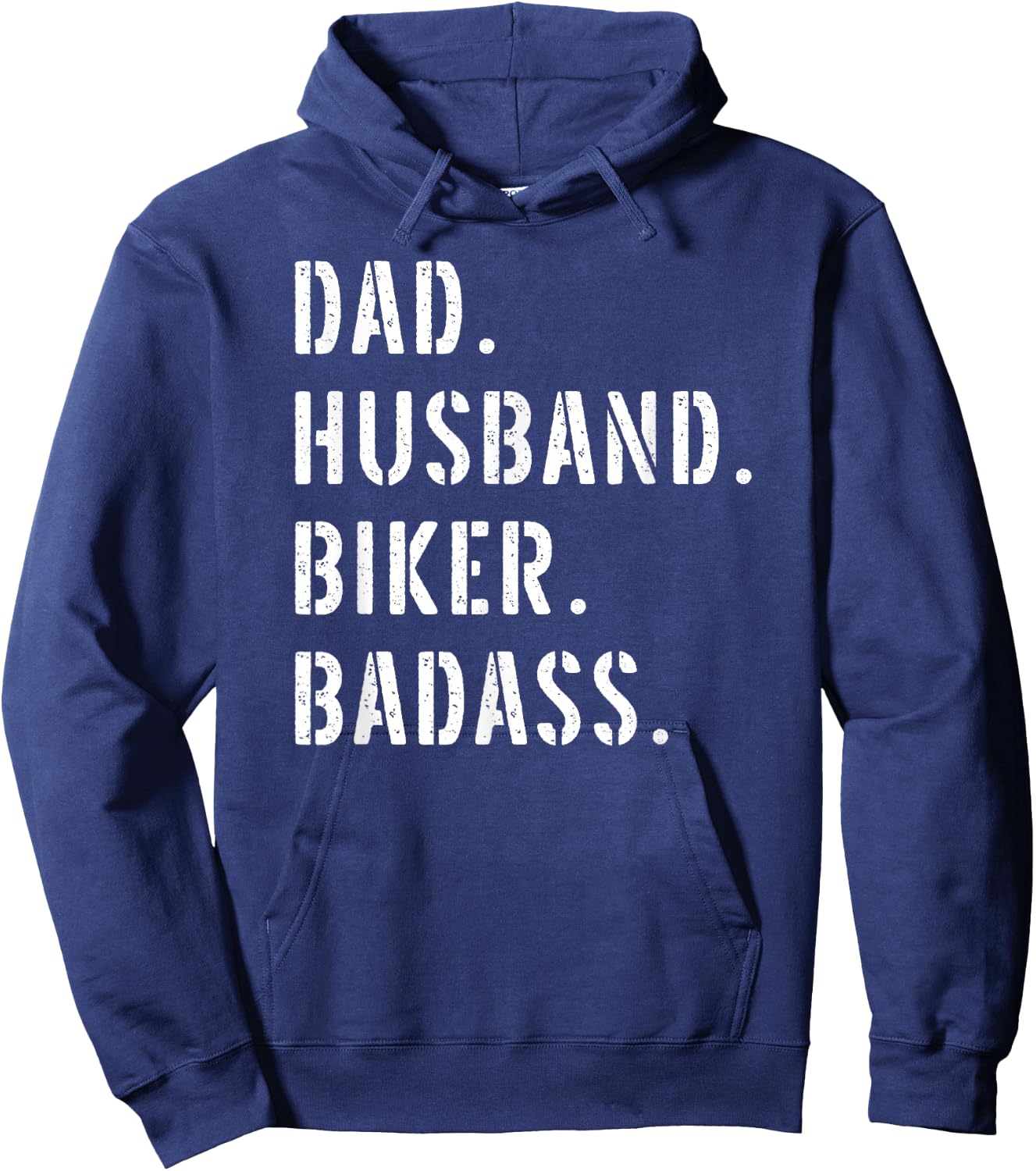 Biker Motorcycle Dad Gifts From Daughter Son Wife Hoodie - Hoodie | Navy