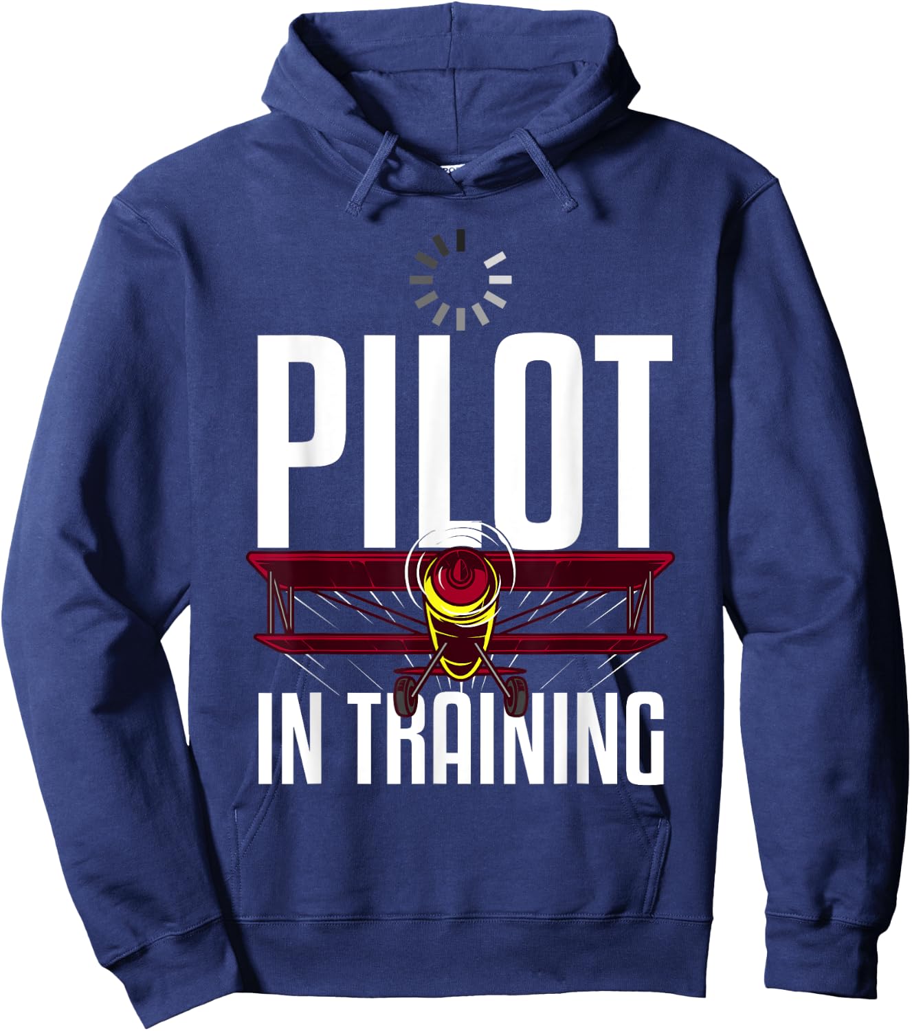 Funny Pilot In Training Gift Aviation Student Boys Girls Hoodie - Hoodie | Navy