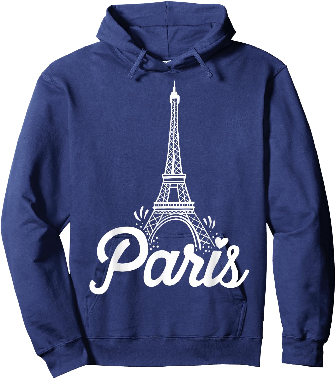 Paris France Eiffel Tower Vintage Gift Hoodie - Hoodie | Navy