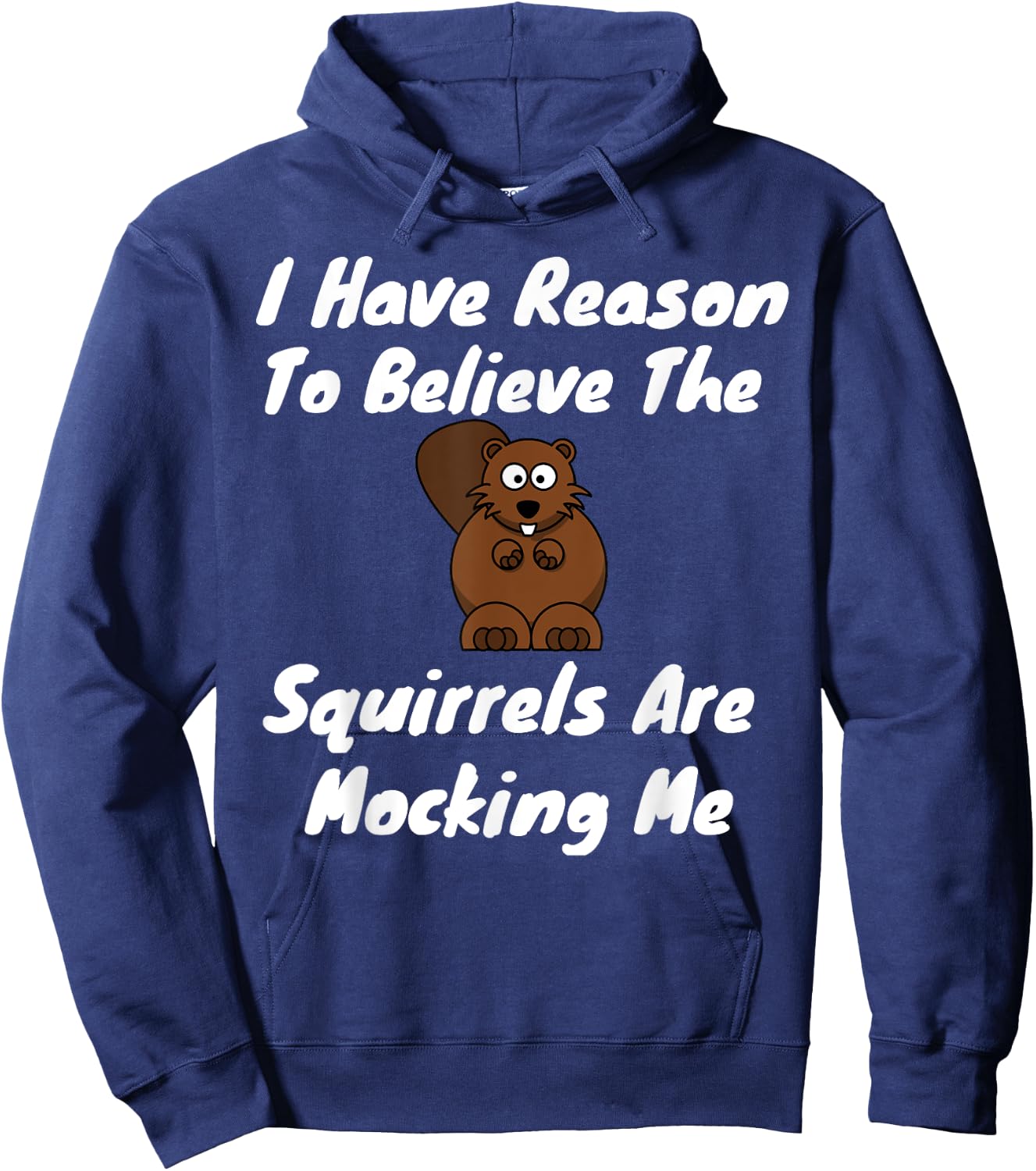 I Have Reason To Believe The Squirrels Are Mocking Me Hoodie - Hoodie | Navy