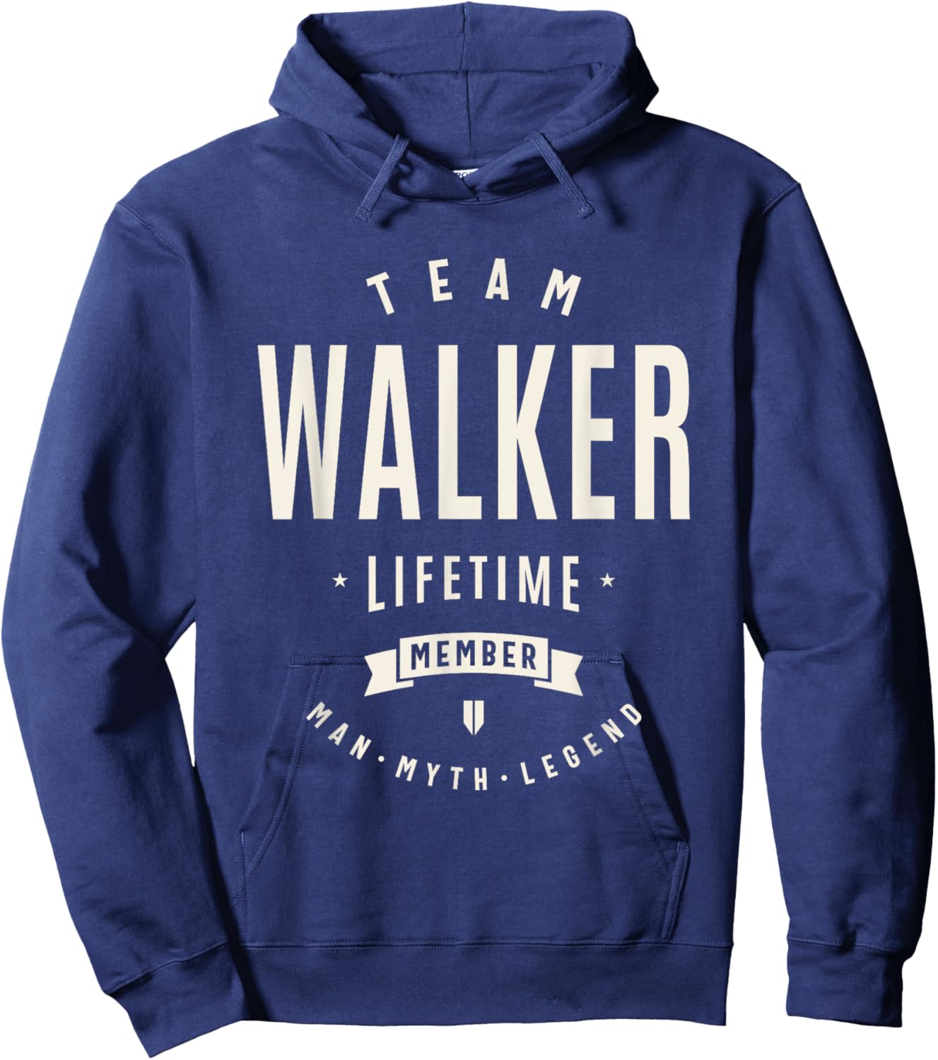 Team Walker Lifetime Member Funny Name Walker Hoodie - Hoodie | Navy