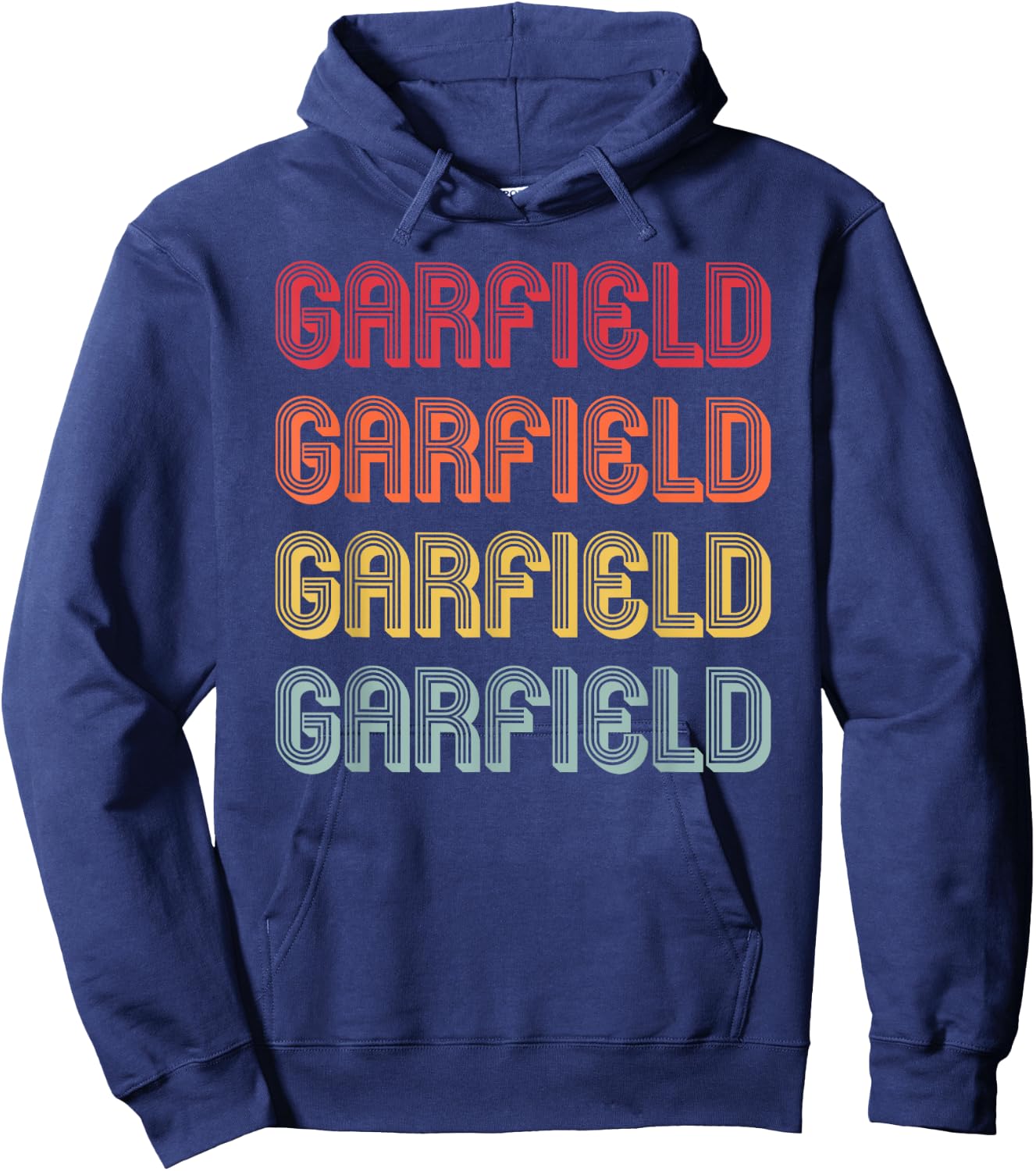 GARFIELD Gift Name Personalized Funny Retro Vintage Birthday Hoodie - Hoodie | Navy