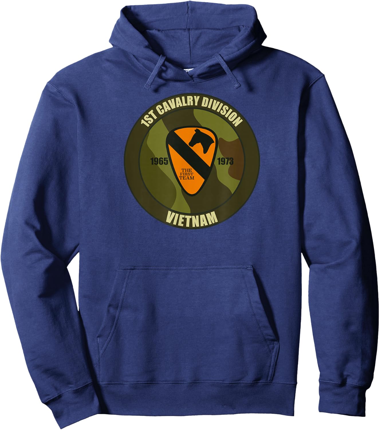 1st Cavalry Division Vietnam Hoodie - Hoodie | Navy