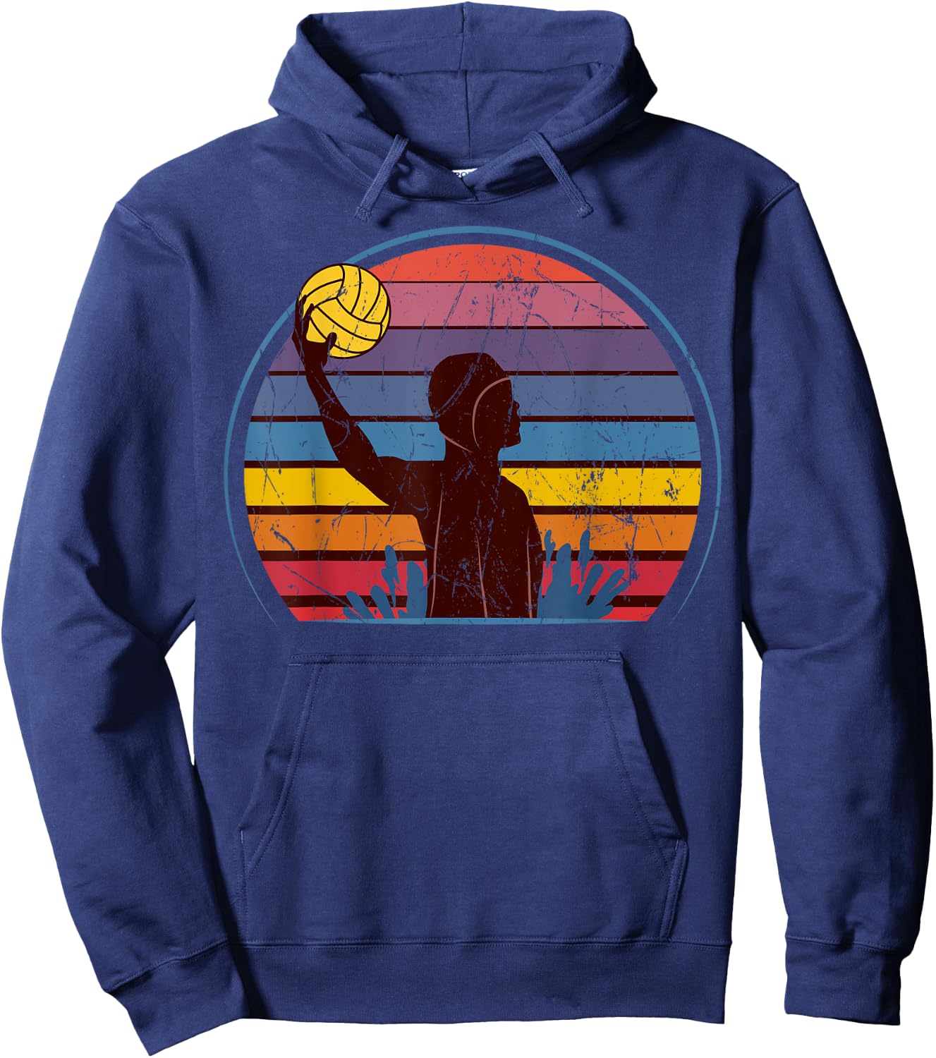 Water Polo Player Swimmer Athlete Goalkeeper Fan Team Sport Hoodie - Hoodie | Navy