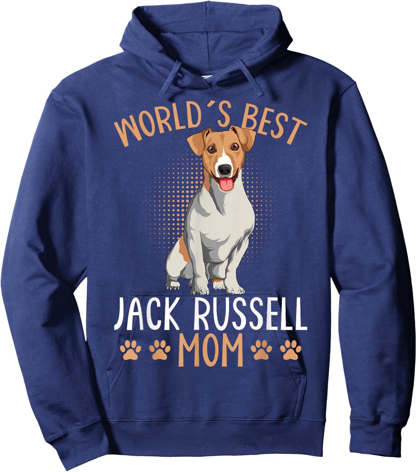 World´s Best Jack Russell Terrier Mom Dog Mama Funny Women Hoodie - Hoodie | Navy