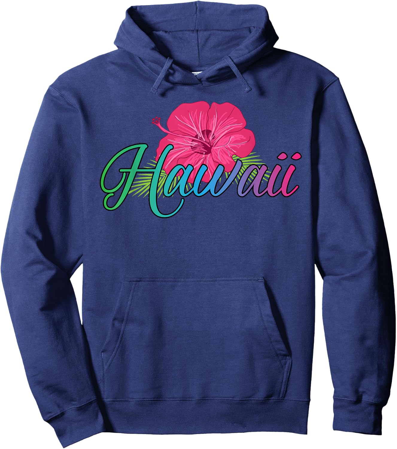 Aloha Hawaii from the island - Feel the Aloha Flower Spirit! Hoodie - Hoodie | Navy