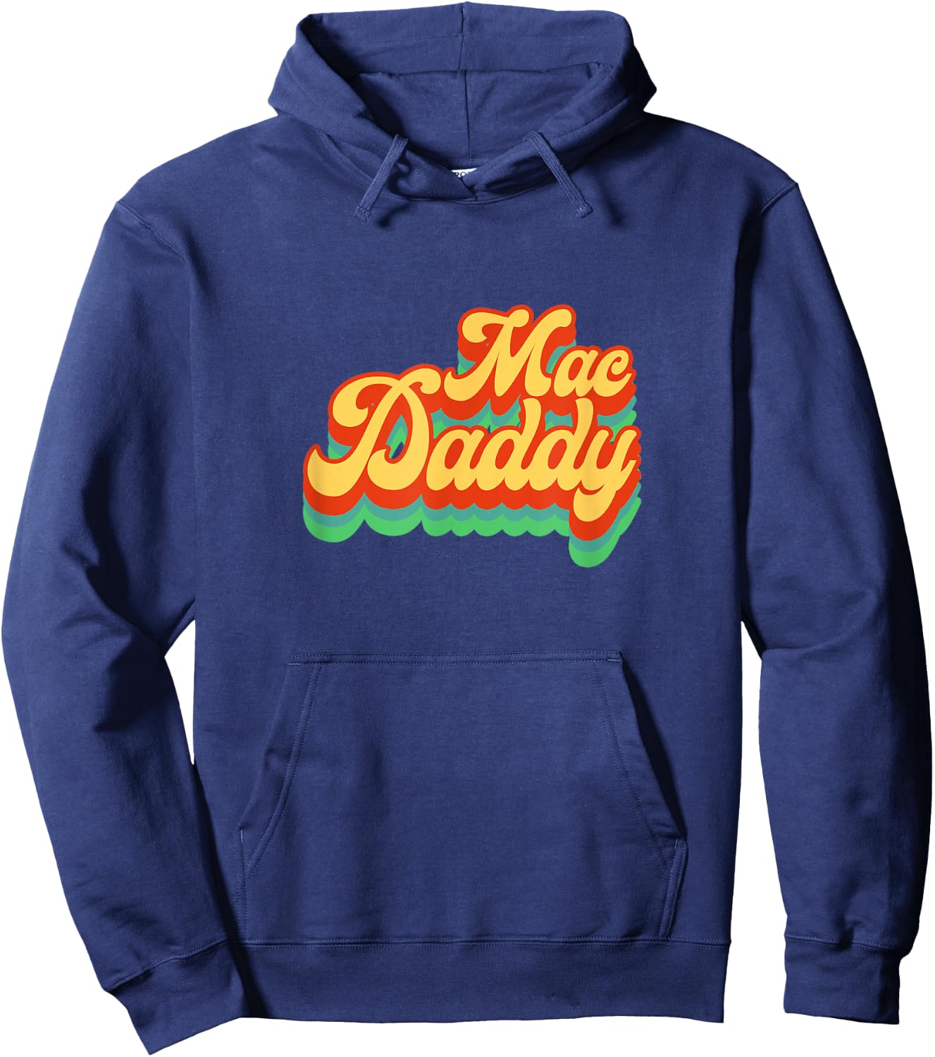 Mac Daddy 70s 80s Funk Disco Party Retro Vintage Hoodie - Hoodie | Navy