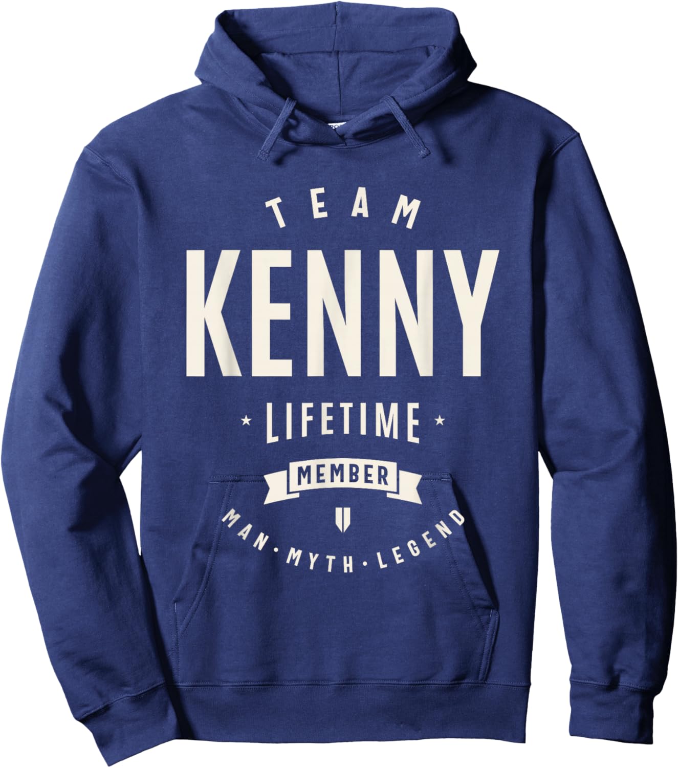 Team Kenny Lifetime Member Funny Name Kenny Hoodie - Hoodie | Navy