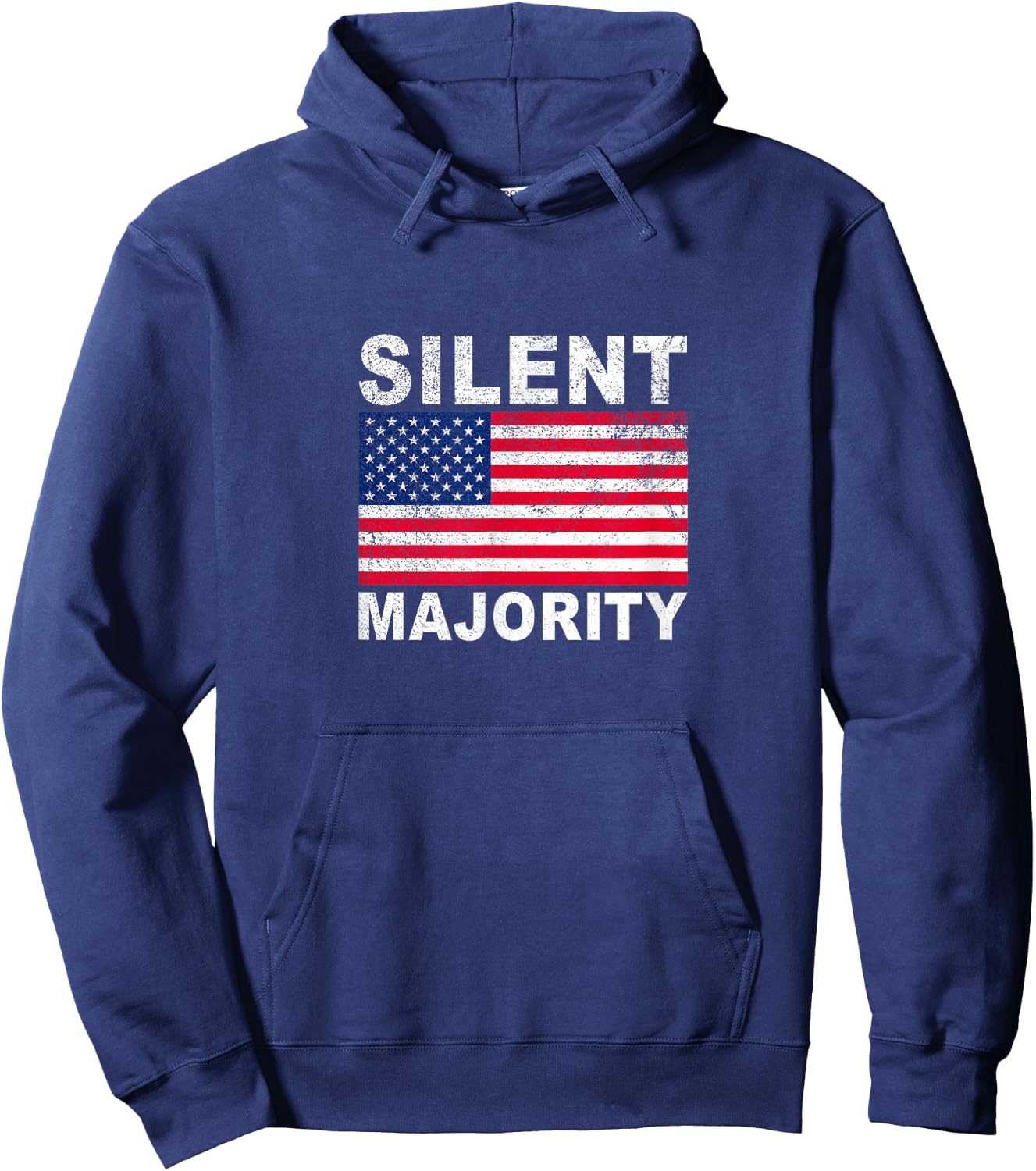The Silent Majority Patriot American Hoodie - Hoodie | Navy