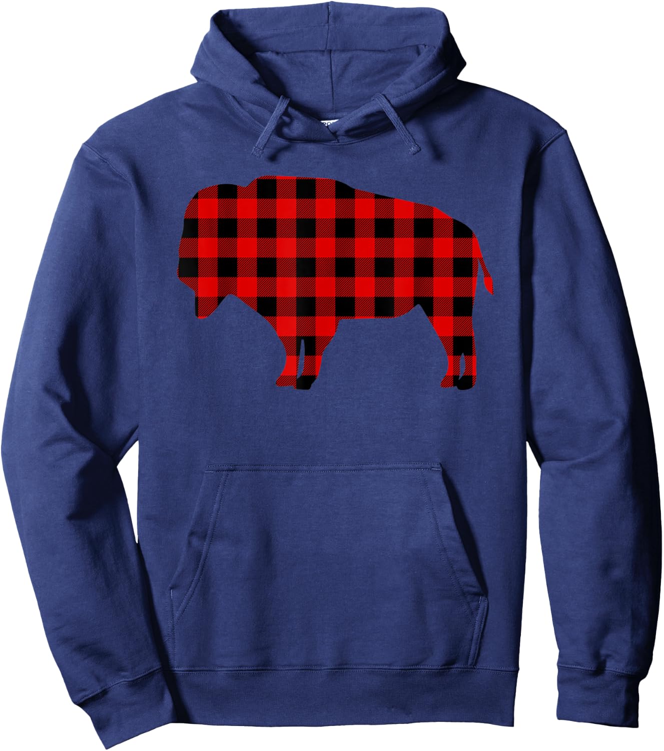Buffalo Red Buffalo Plaid Tamaraw Matching Family PJ Gift Hoodie - Hoodie | Navy