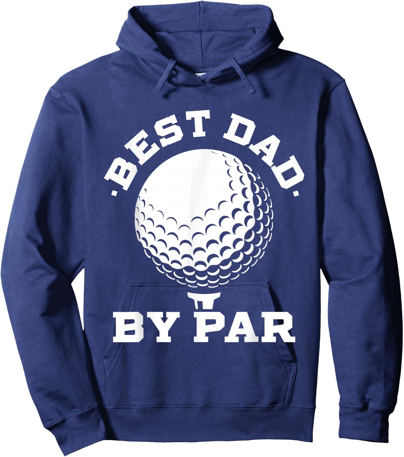 Best Dad by Par - Funny Golf Player Father's Day Hoodie - Hoodie | Navy