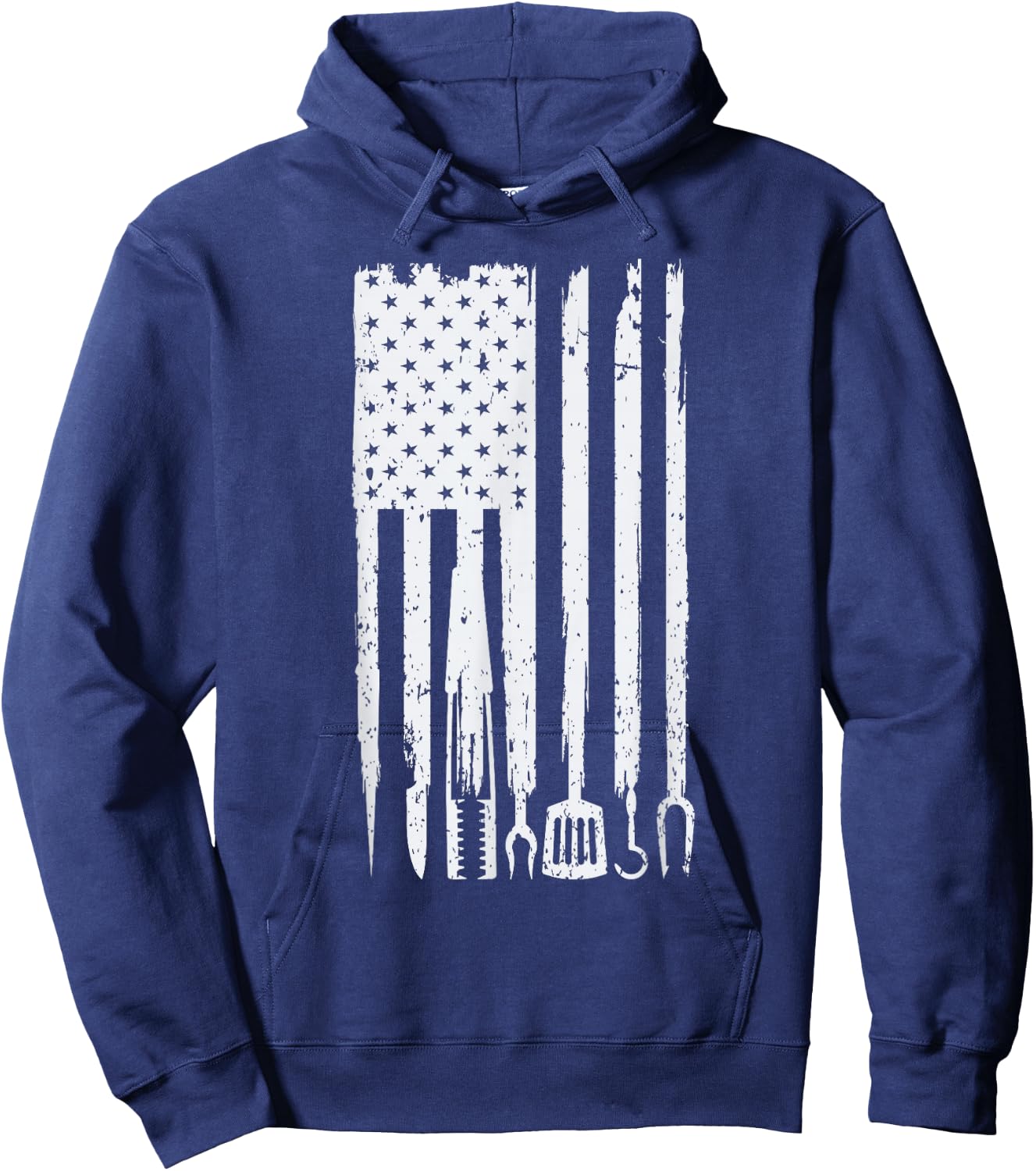 Funny BBQ Design! for Fans of Smoking, Grilling and Barbecue Hoodie - Hoodie | Navy