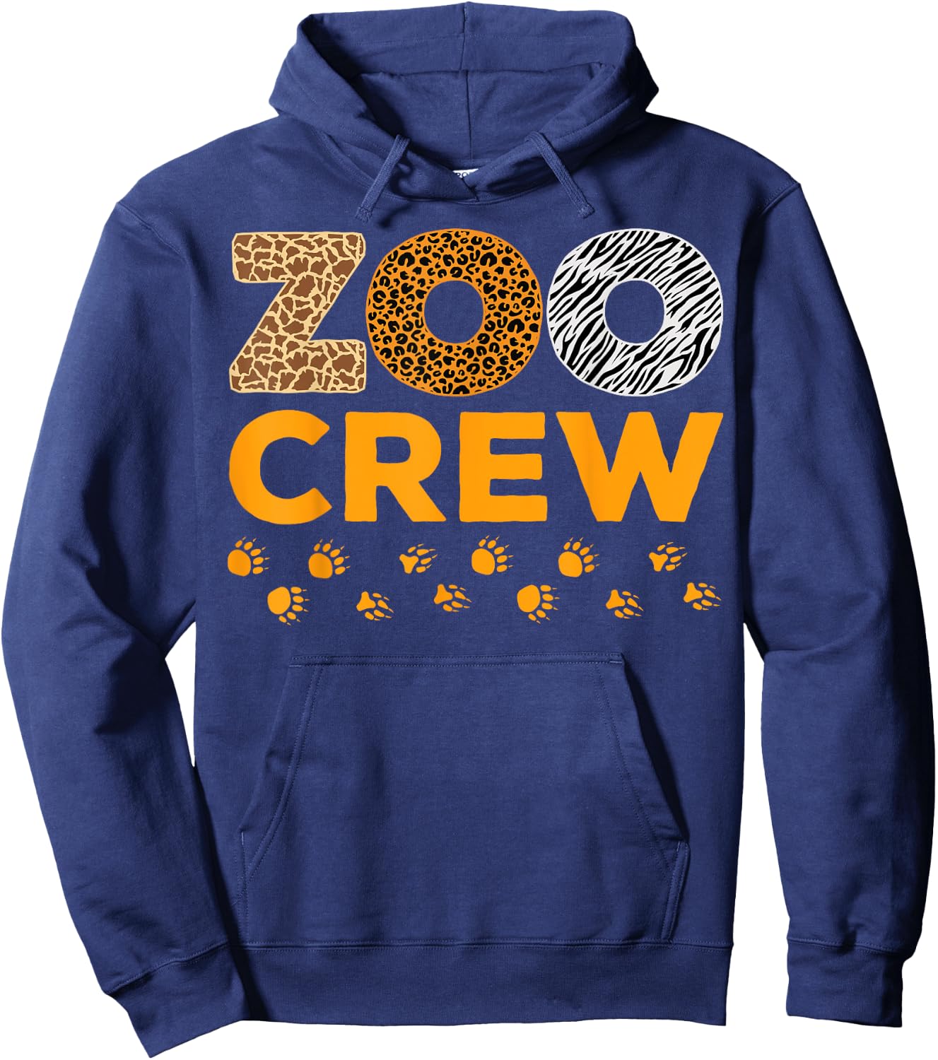 Zoo Crew Zookeeper Costume Safari Wildlife Animal Lover Hoodie - Hoodie | Navy