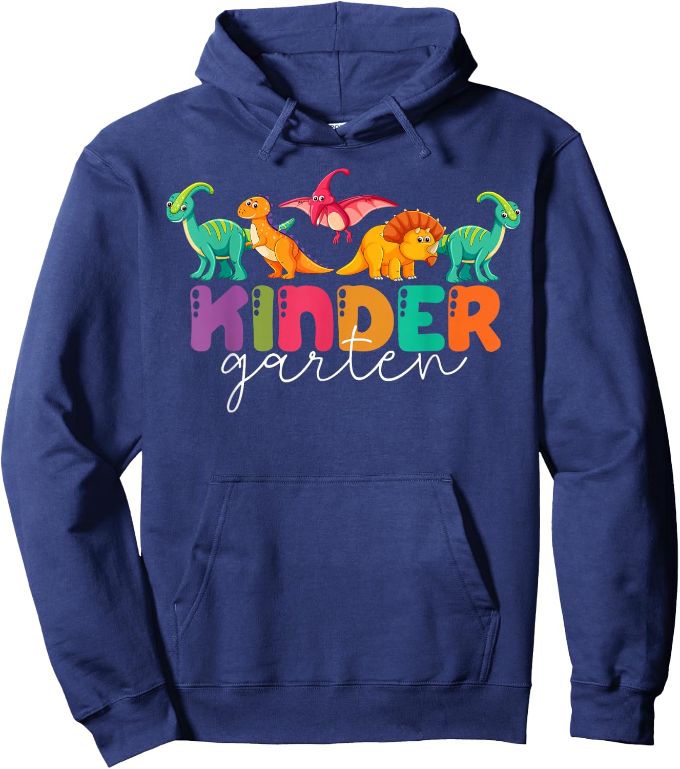 Kindergarten Teacher Dinosaur Cute Animal Student School Hoodie - Hoodie | Navy