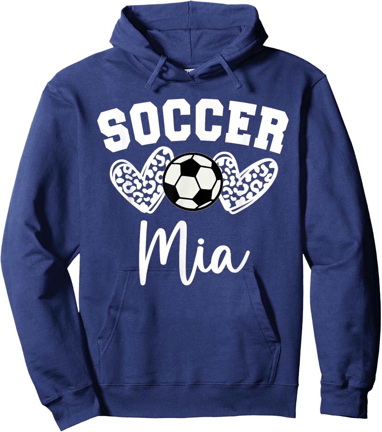 Soccer Mia Matching Family Soccer Hoodie - Hoodie | Navy
