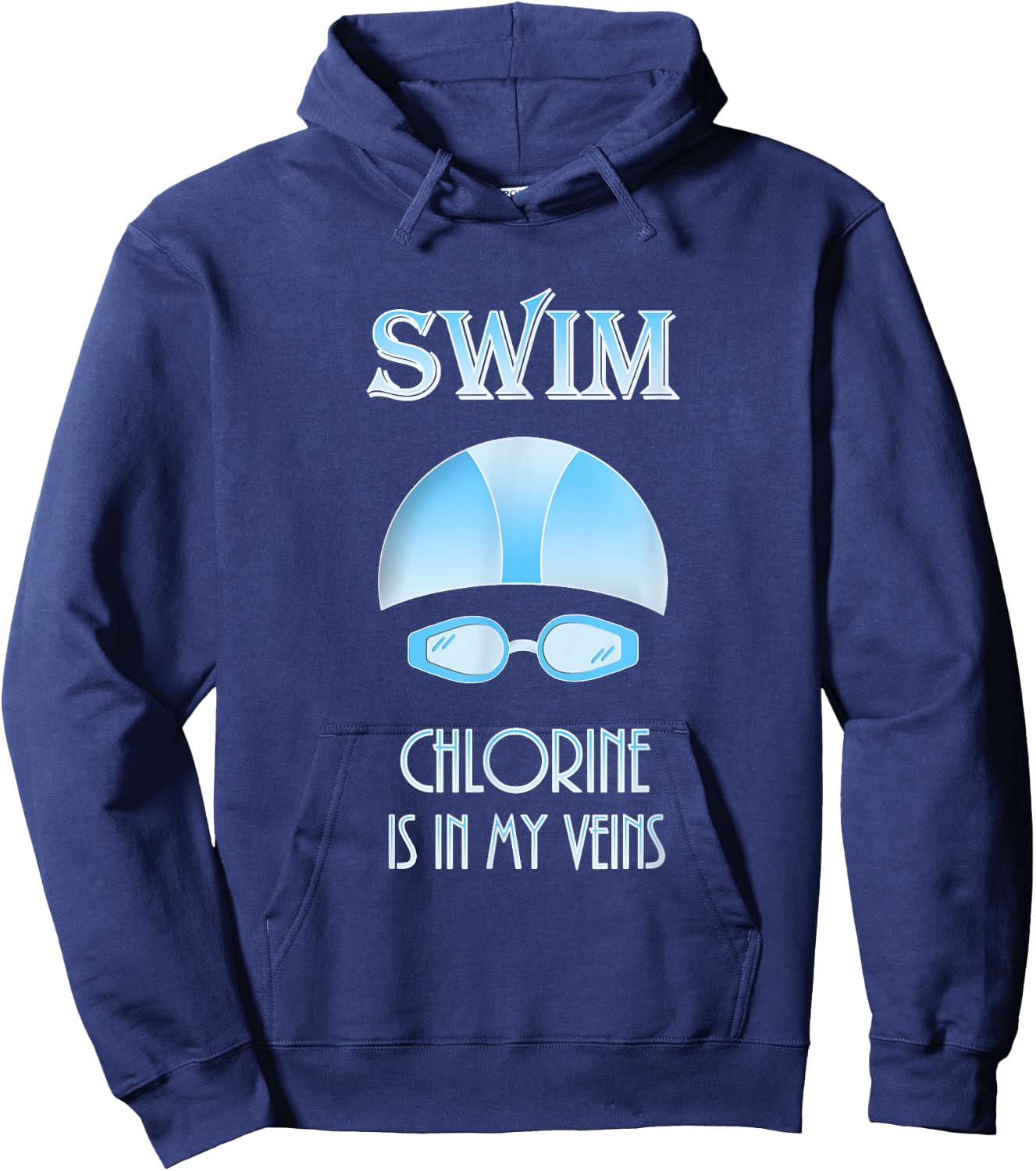 Swimmer Shirt Gifts for Swimmers Boys Girls Adults Swim Team Hoodie - Hoodie | Navy