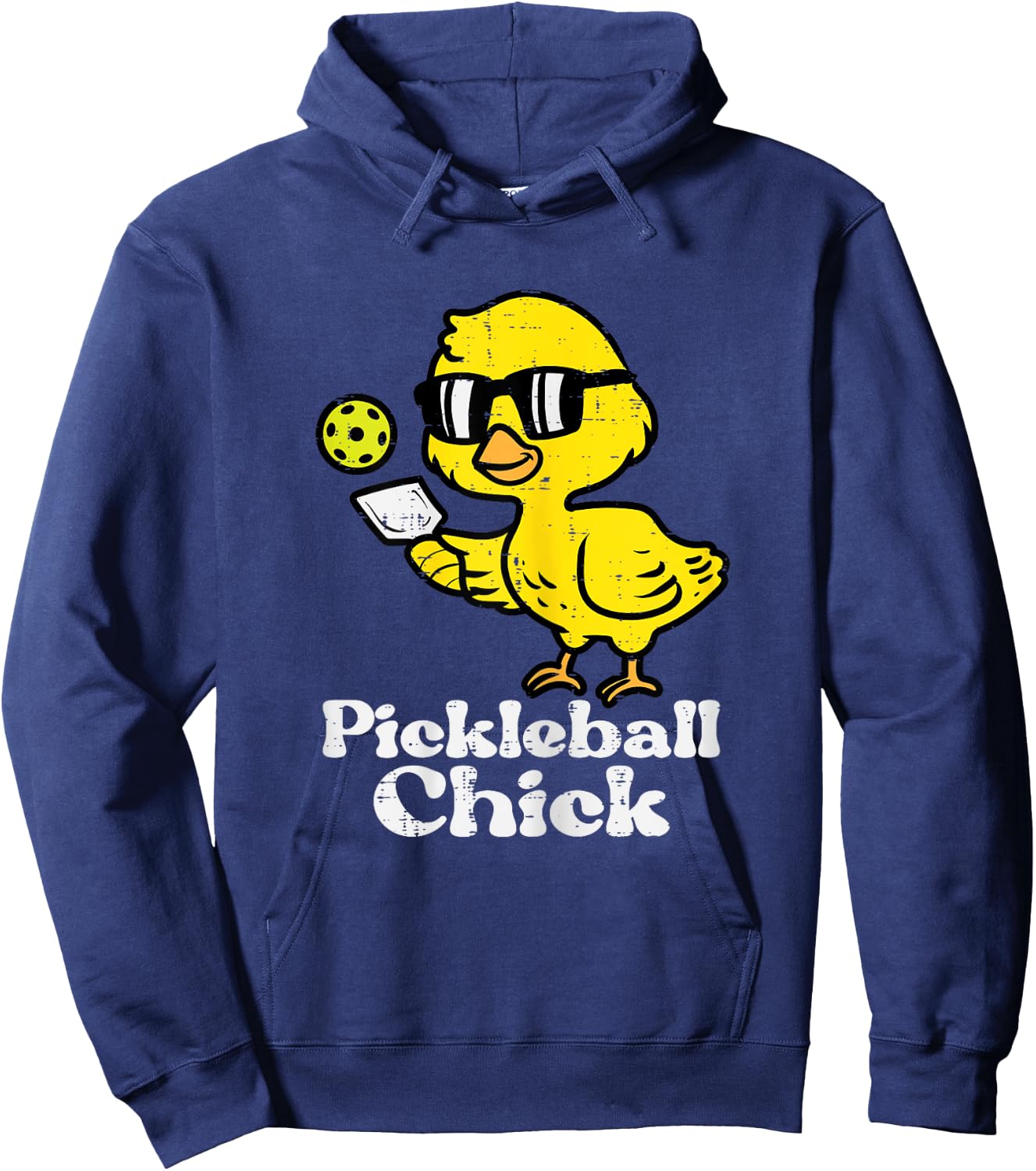 Pickleball Chick Funny Pickle Ball Women Girls Kids Toddler Hoodie - Hoodie | Navy