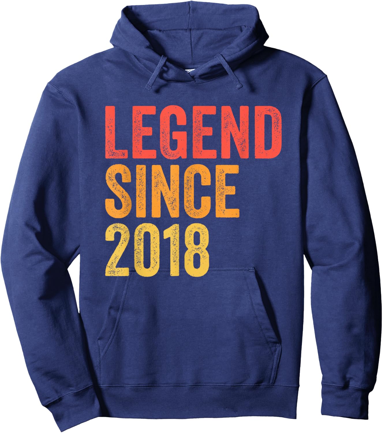 Legend Since 2018 Funny Birthday Year Retro Legend Hoodie - Hoodie | Navy