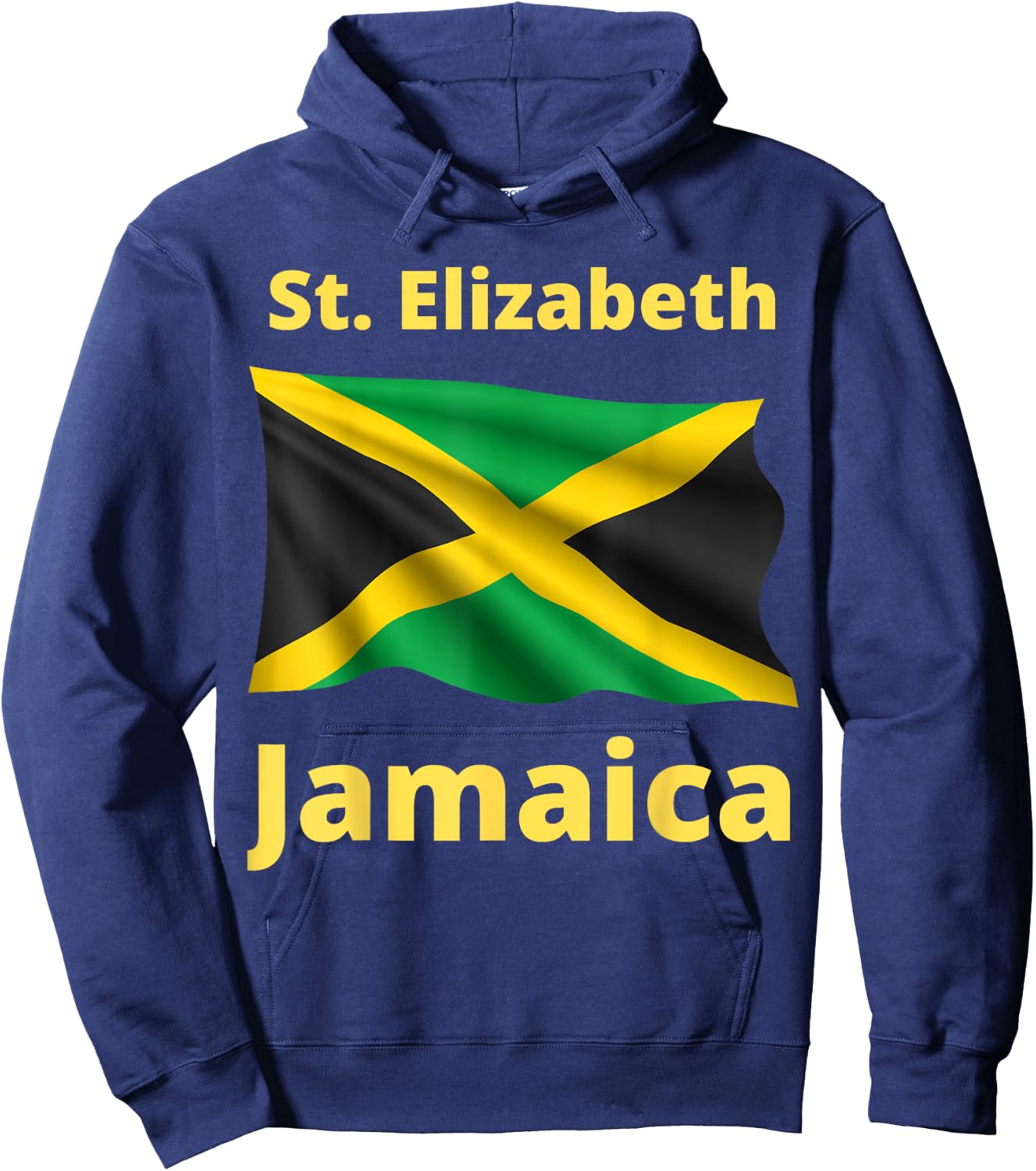 St. Elizabeth Jamaica Design Gift Hoodie - Hoodie | Navy