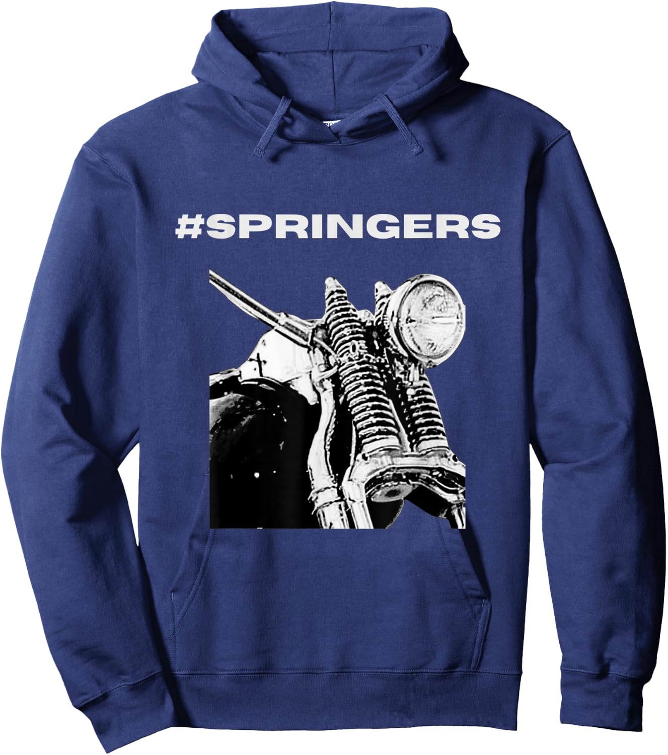 S66 Biker. #Springers Hoodie - Hoodie | Navy