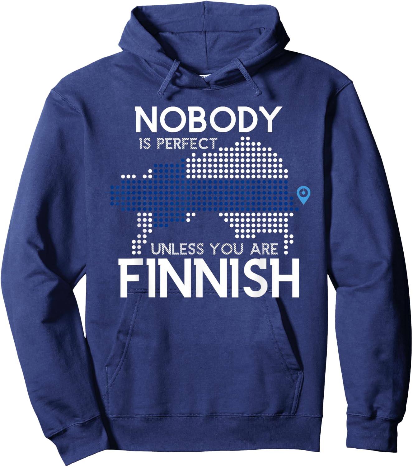 Funny Finnish Scandinavian Culture Gift Finland Hoodie - Hoodie | Navy