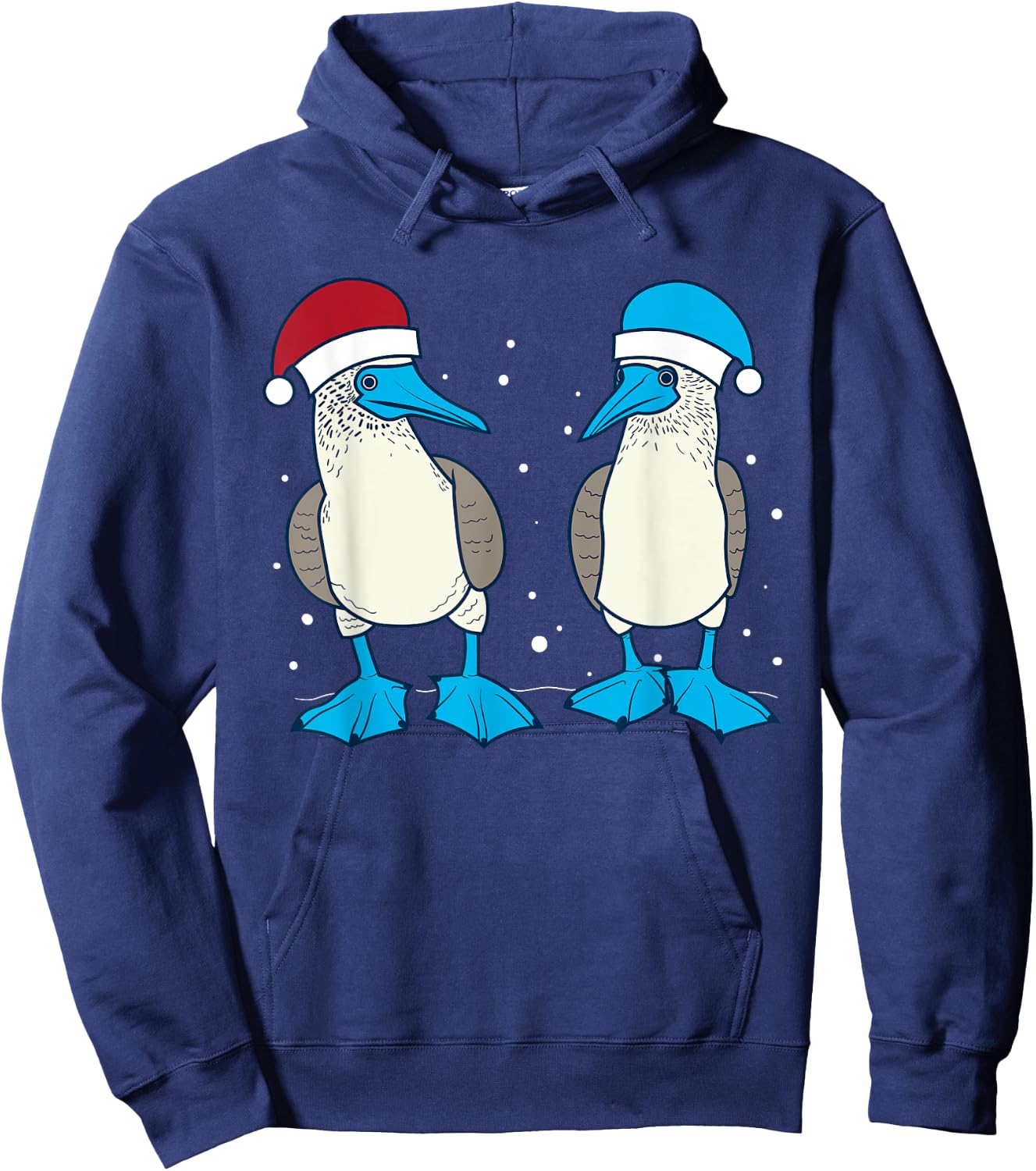 Seabirds Blue Footed Booby Bird Galapagos Islands Christmas Hoodie - Hoodie | Navy