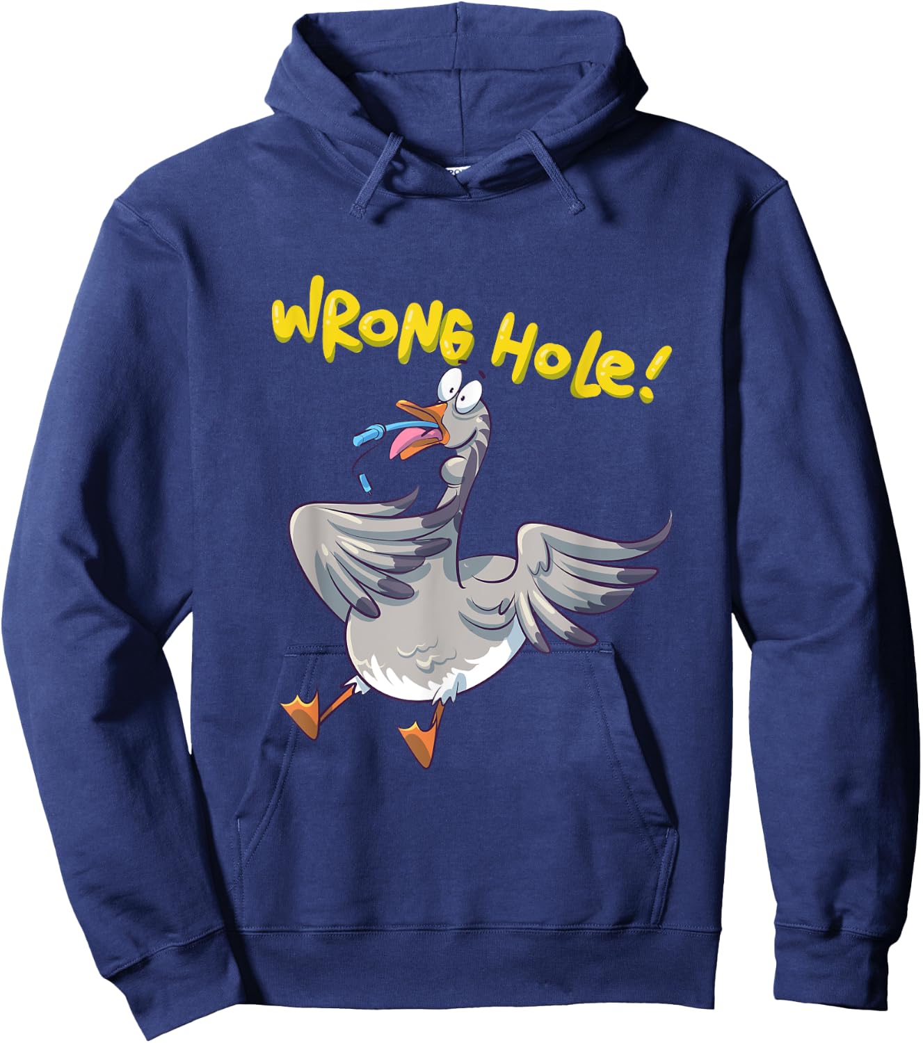 Funny Anesthesia tubed then goose humorous anesthesia gift Hoodie - Hoodie | Navy