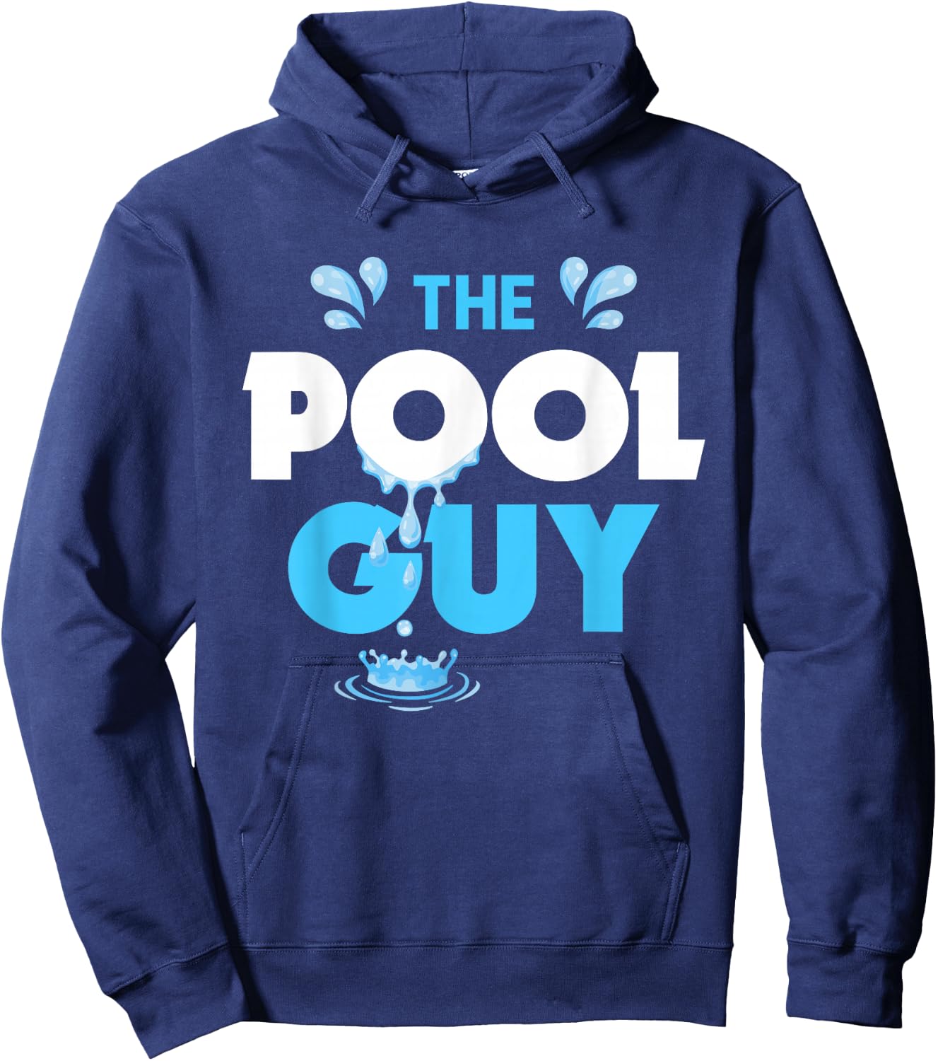 The Pool Guy Funny Swim Coach Trainer Swimming Swimmer Hoodie - Hoodie | Navy