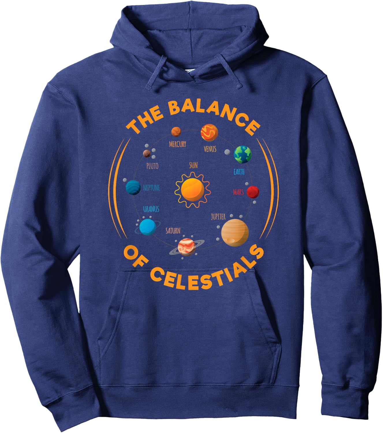 Solar System Astronaut Planets Spaceman Space Dwarf Hoodie - Hoodie | Navy