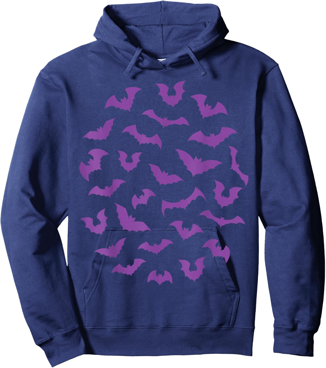 Pastel goth purple spooky bats punk witch Hoodie - Hoodie | Navy