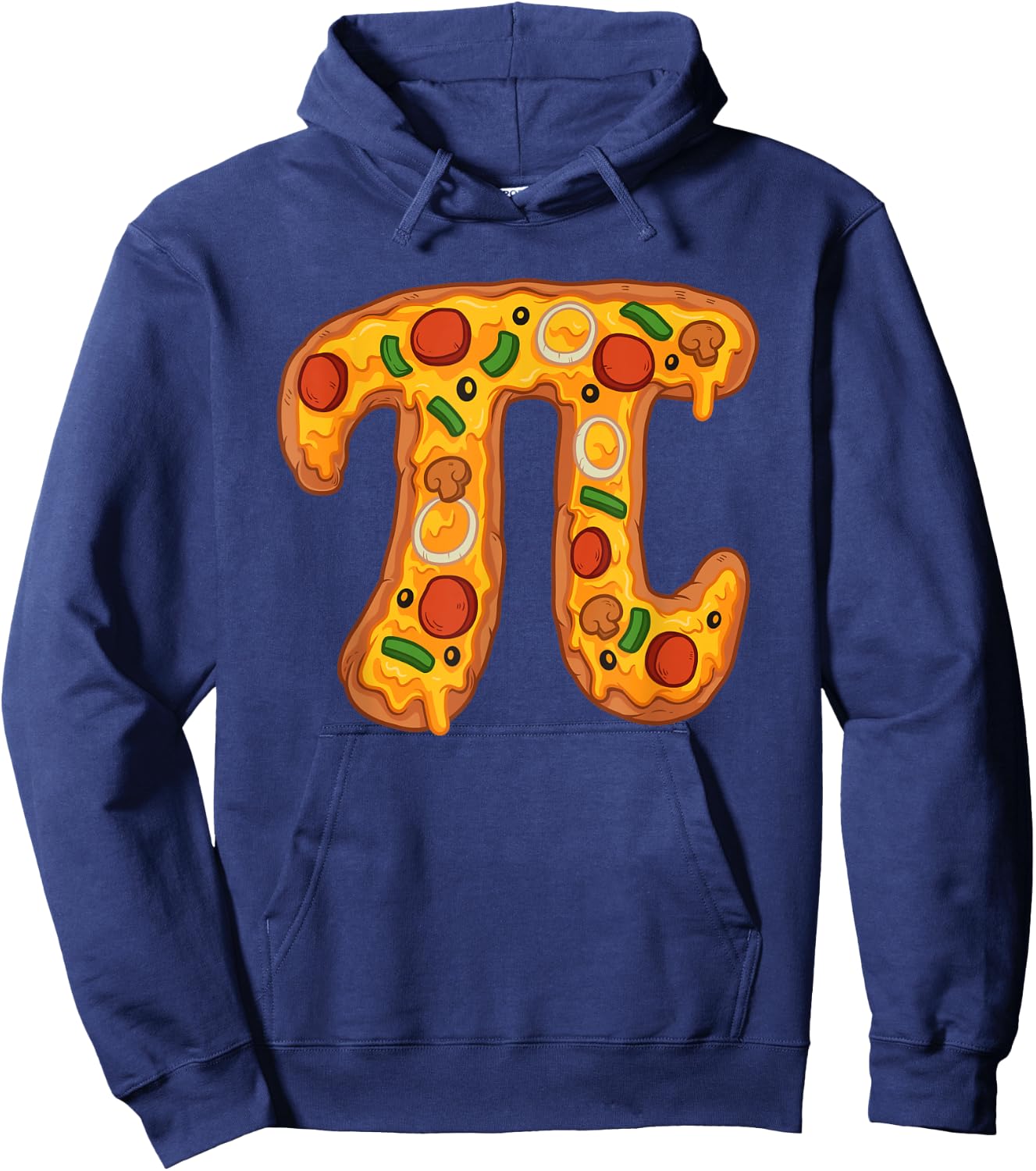 Funny Pi Day Pizza Pie Math Club Joke Hoodie - Hoodie | Navy