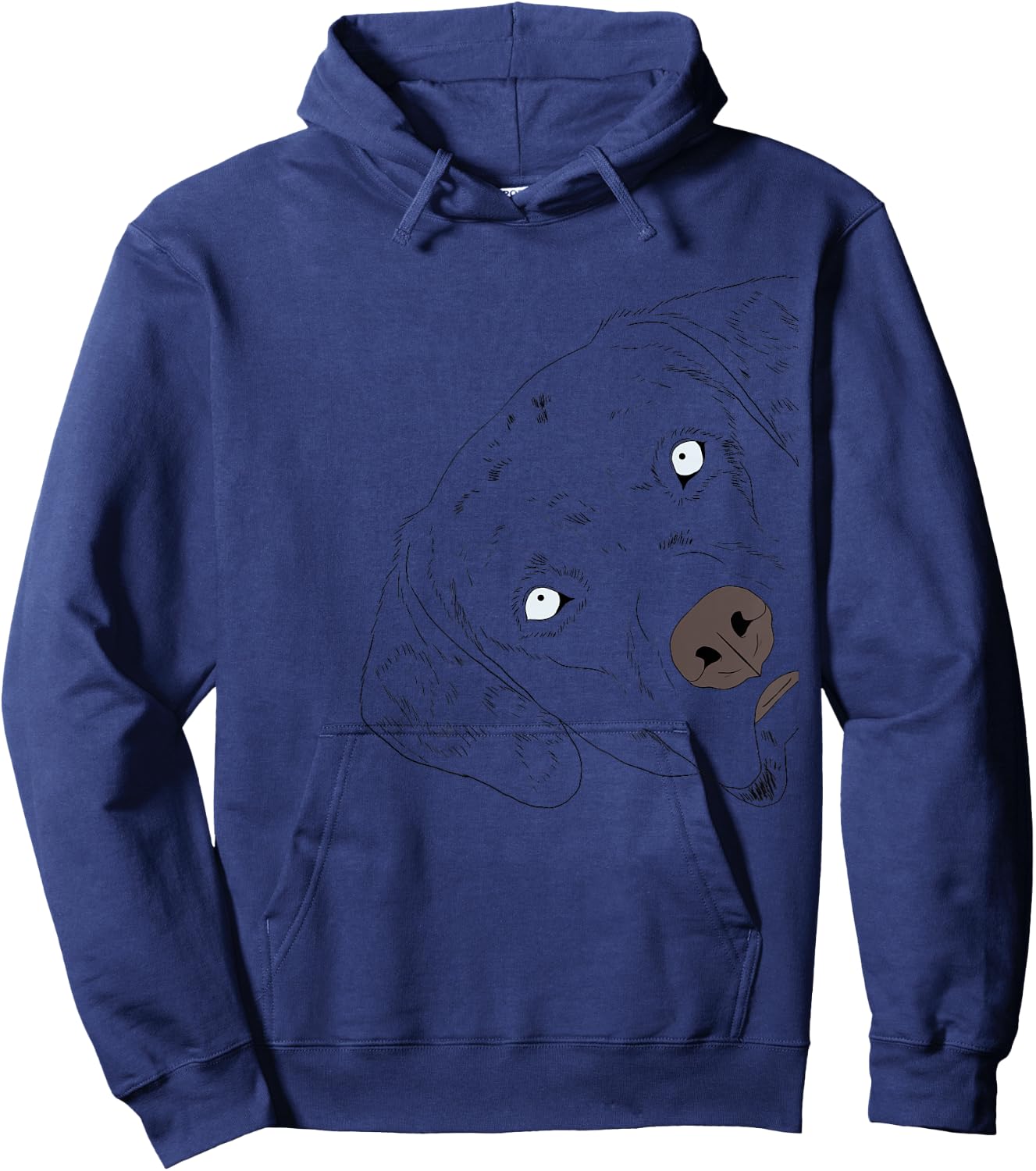 Funny Louisiana Catahoula Leopard Dog Hoodie - Hoodie | Navy