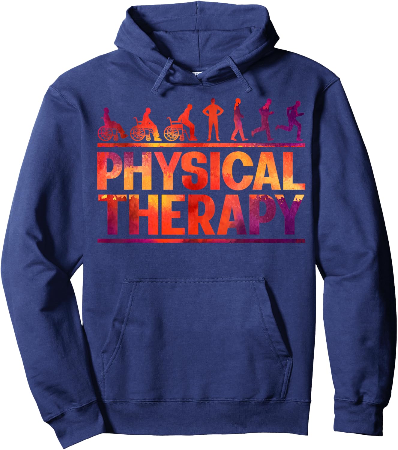 Physical Therapy Gait Analyzing Physiotherapy PT Rehab Gift Hoodie - Hoodie | Navy