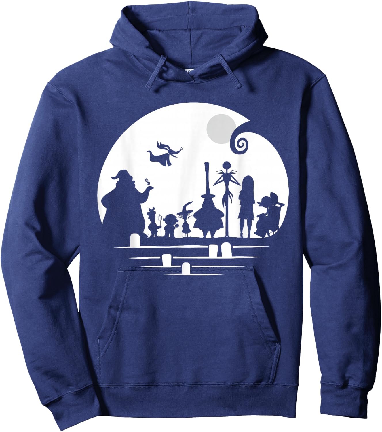 Disney The Nightmare Before Christmas Character Silhouette Hoodie - Hoodie | Navy