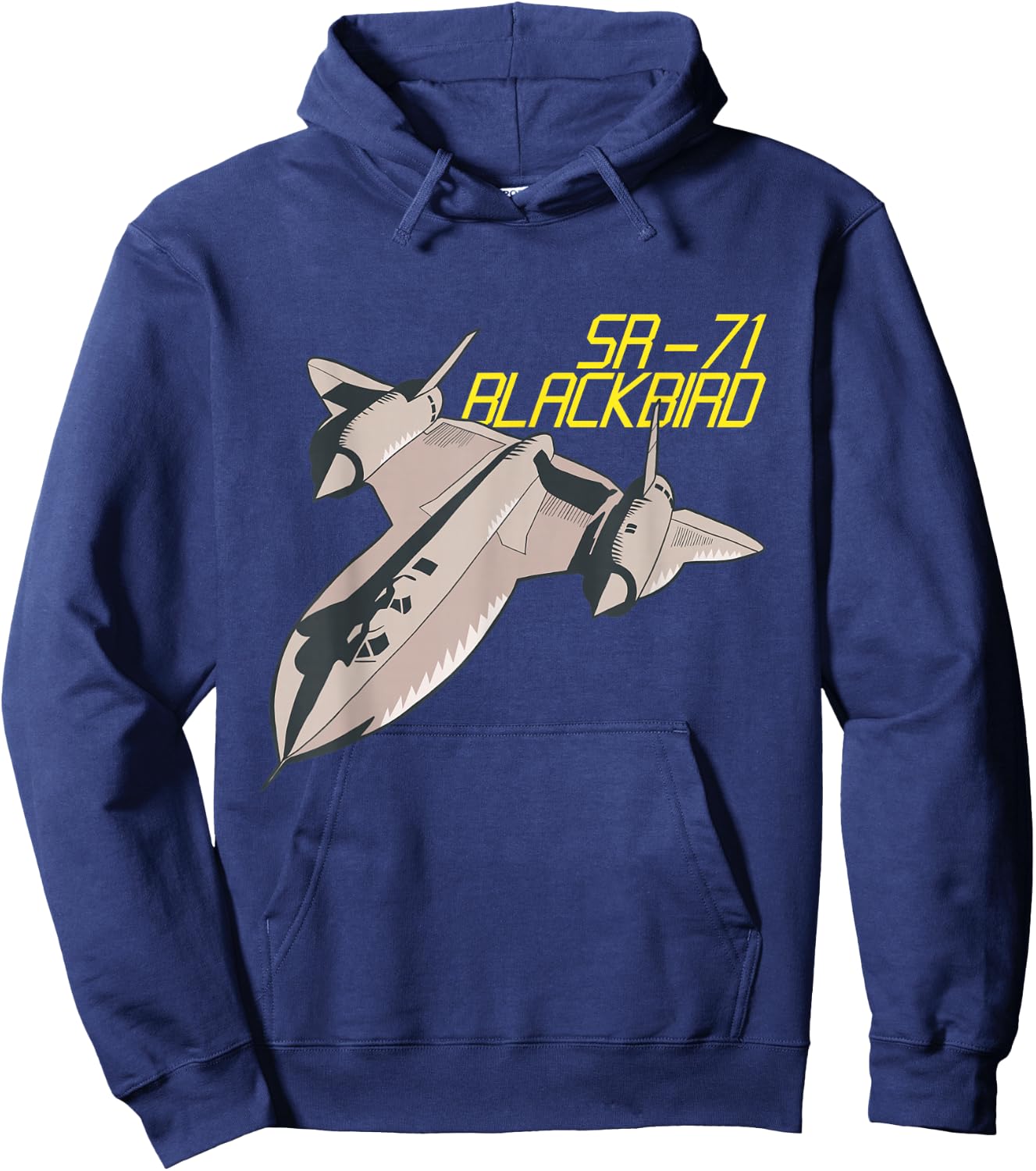 SR71 Stealth Jet Aeroplane USA Flag Blackbird 4th July Hoodie - Hoodie | Navy