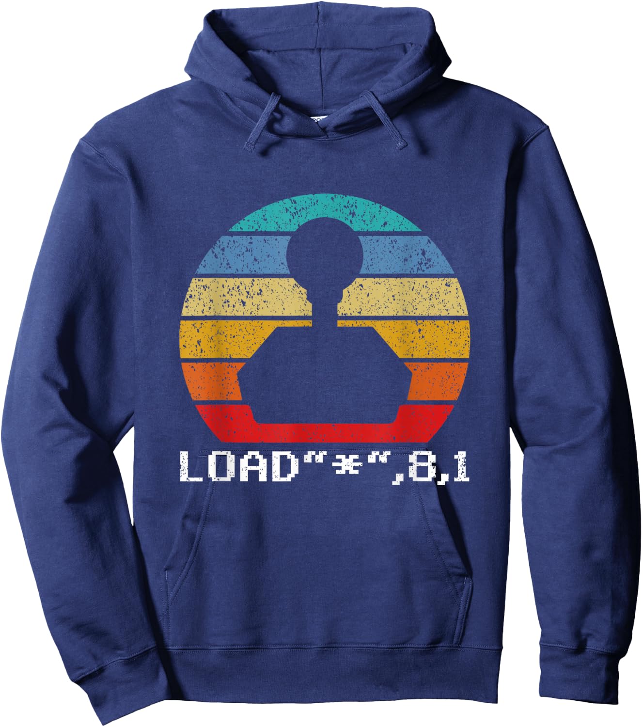 LOAD C64 Retro Gamer Hoodie - Hoodie | Navy