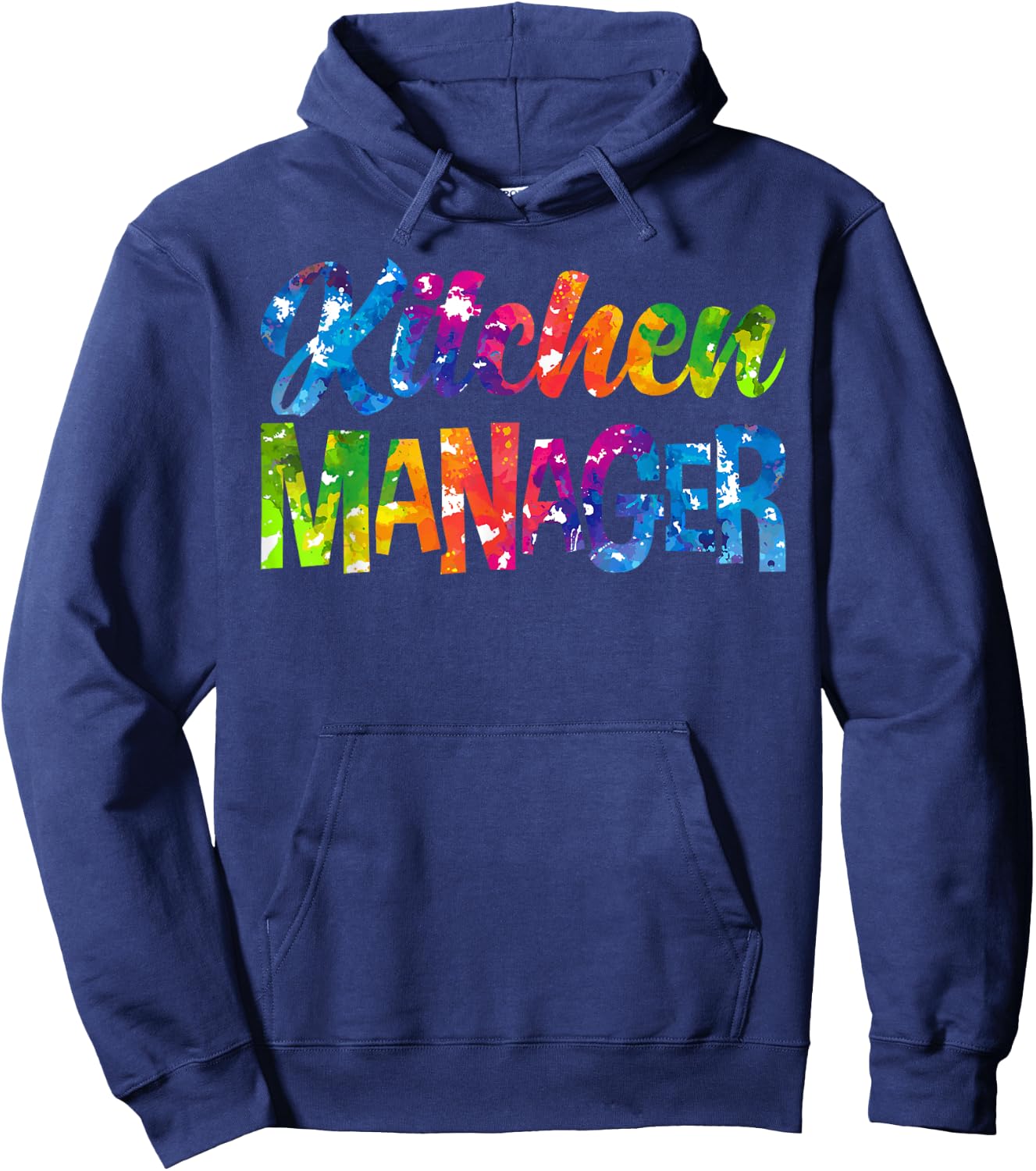 School Cafeteria Lunch Lady Kitchen Manager Hoodie - Hoodie | Navy