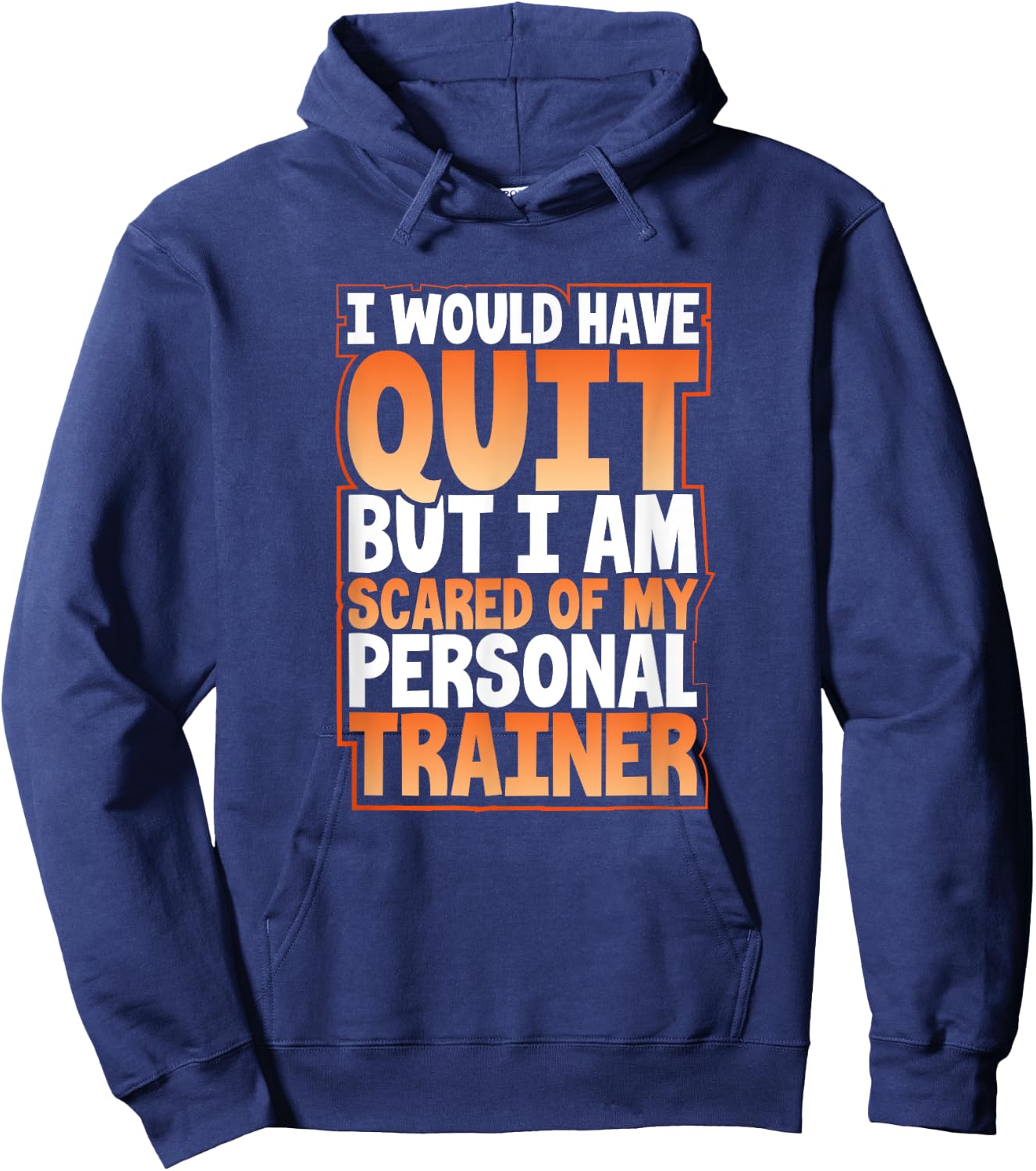 Funny Fitness Gym Workout Gift Women Exercise Hoodie - Hoodie | Navy