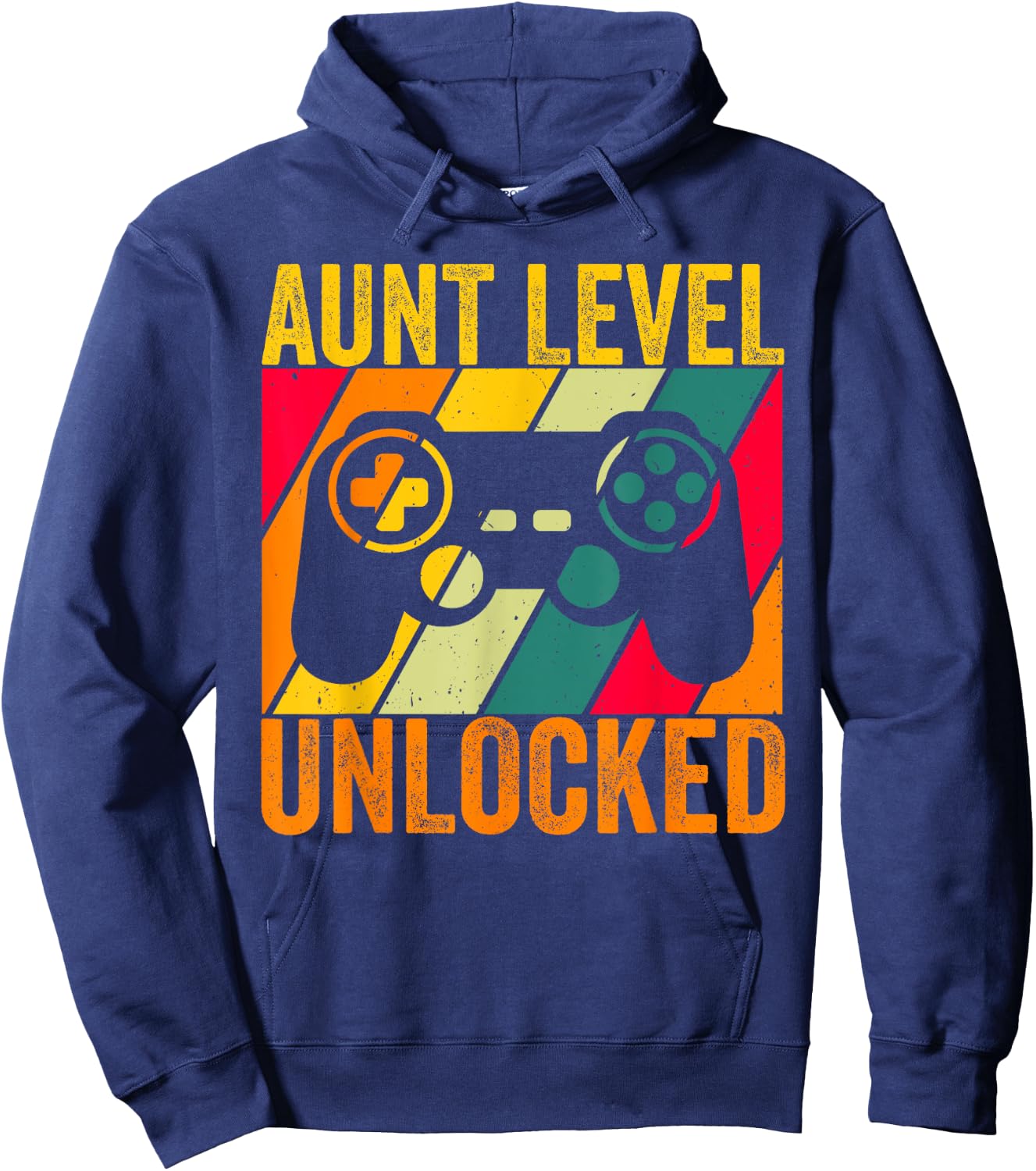 Aunt Level Unlocked Est.2025 New Auntie I Leveled Up To Aunt Hoodie - Hoodie | Navy
